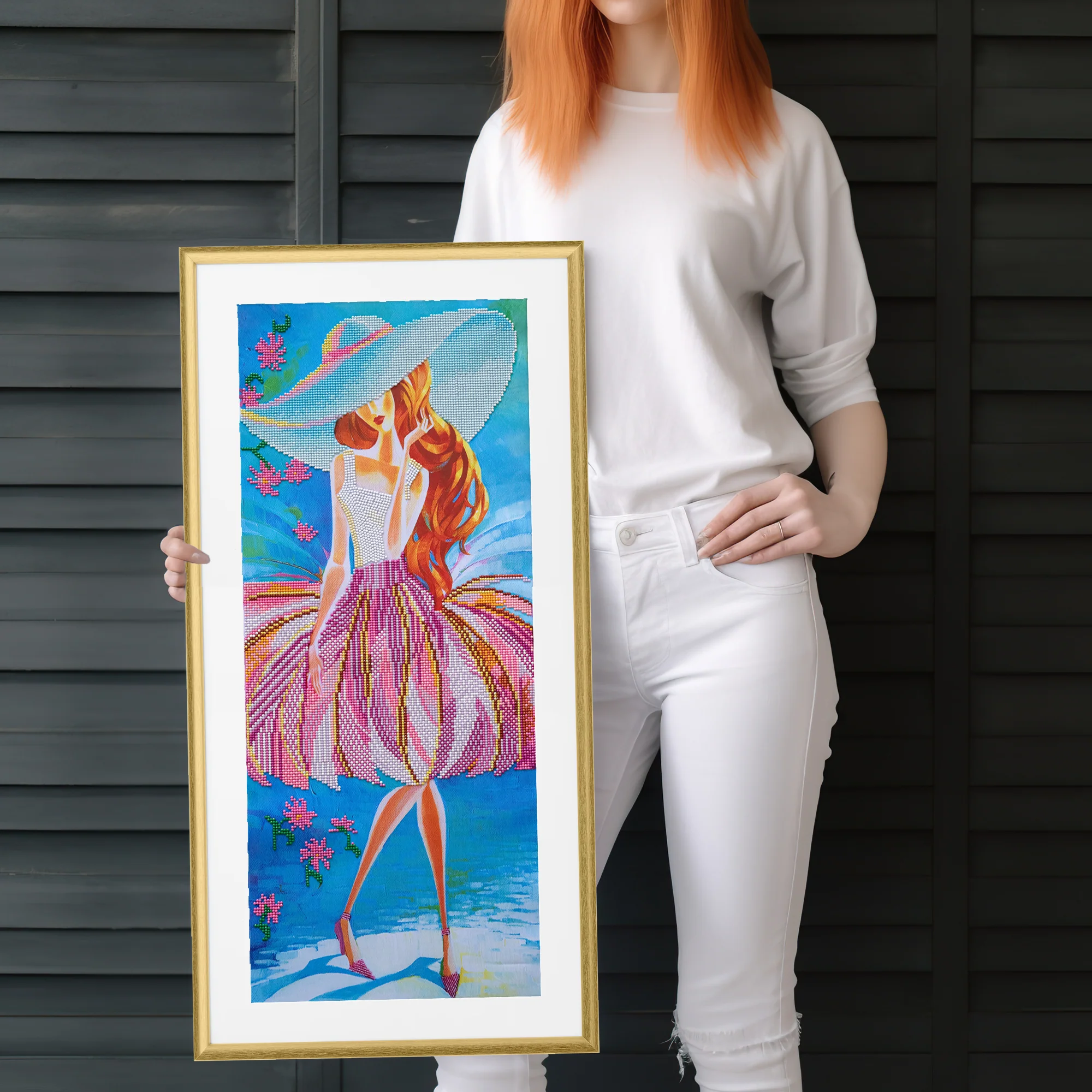 Diamond Dotz A Stroll in the Sun - 12.6" x 29.5" - Image 3