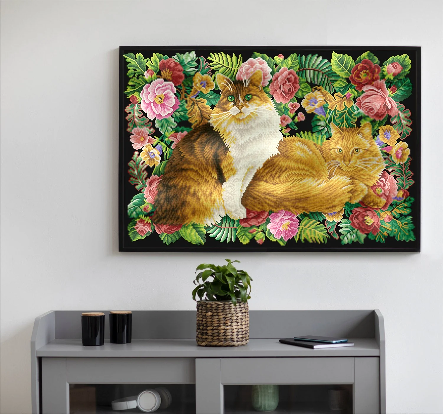 Diamond Dotz Agneatha & Dandelion - 28.7" x 19.7" - Image 2
