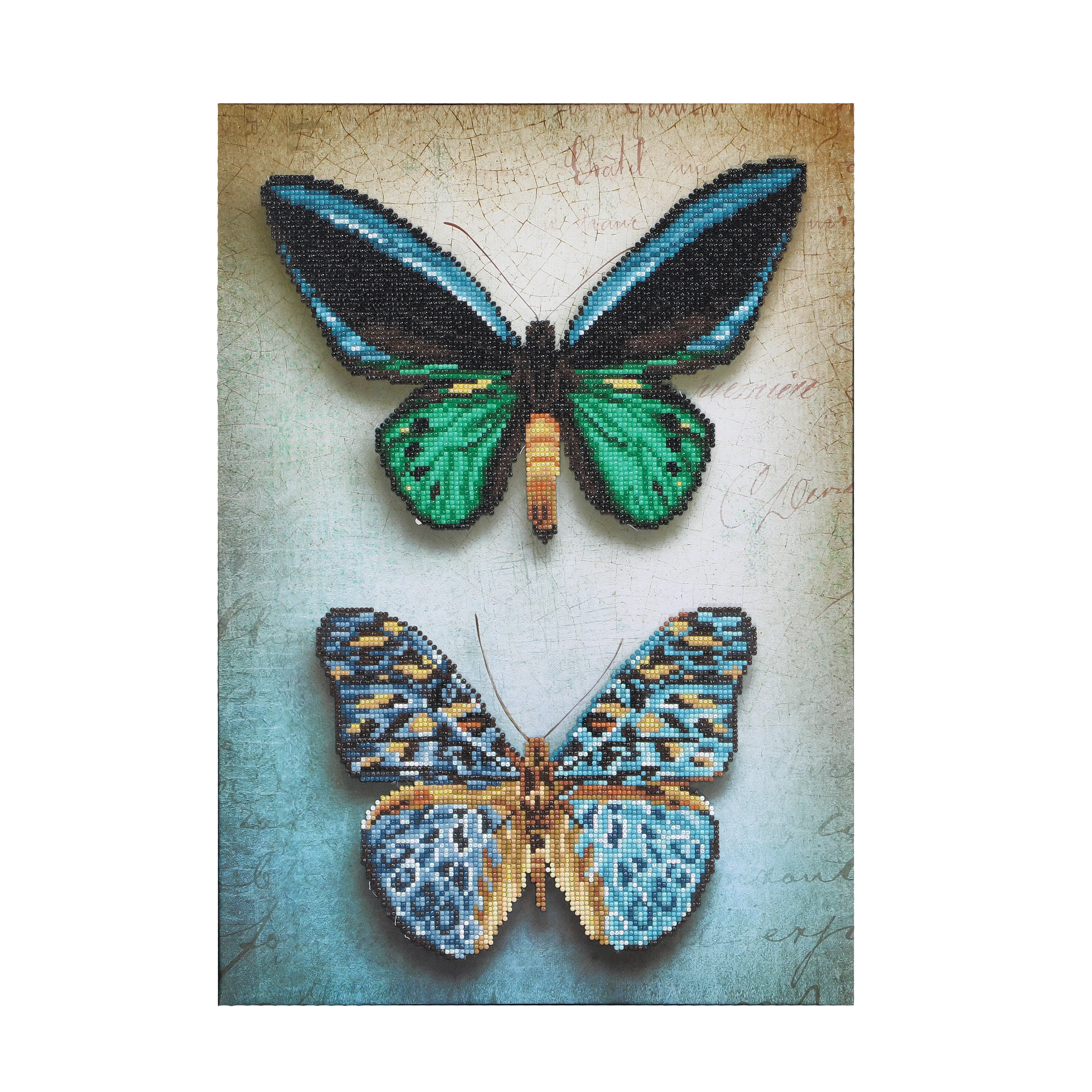 Diamond Dotz Antique Butterflies - 14.6" x 20.3"