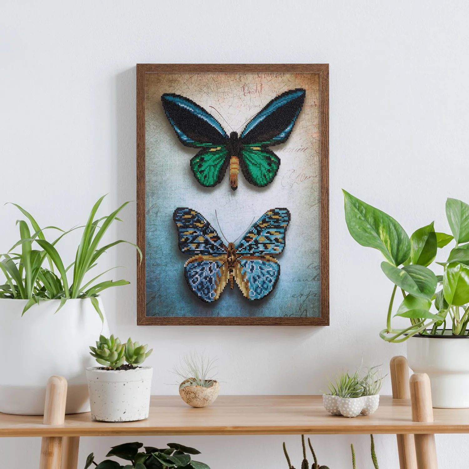 Diamond Dotz Antique Butterflies - 14.6" x 20.3" - Image 2