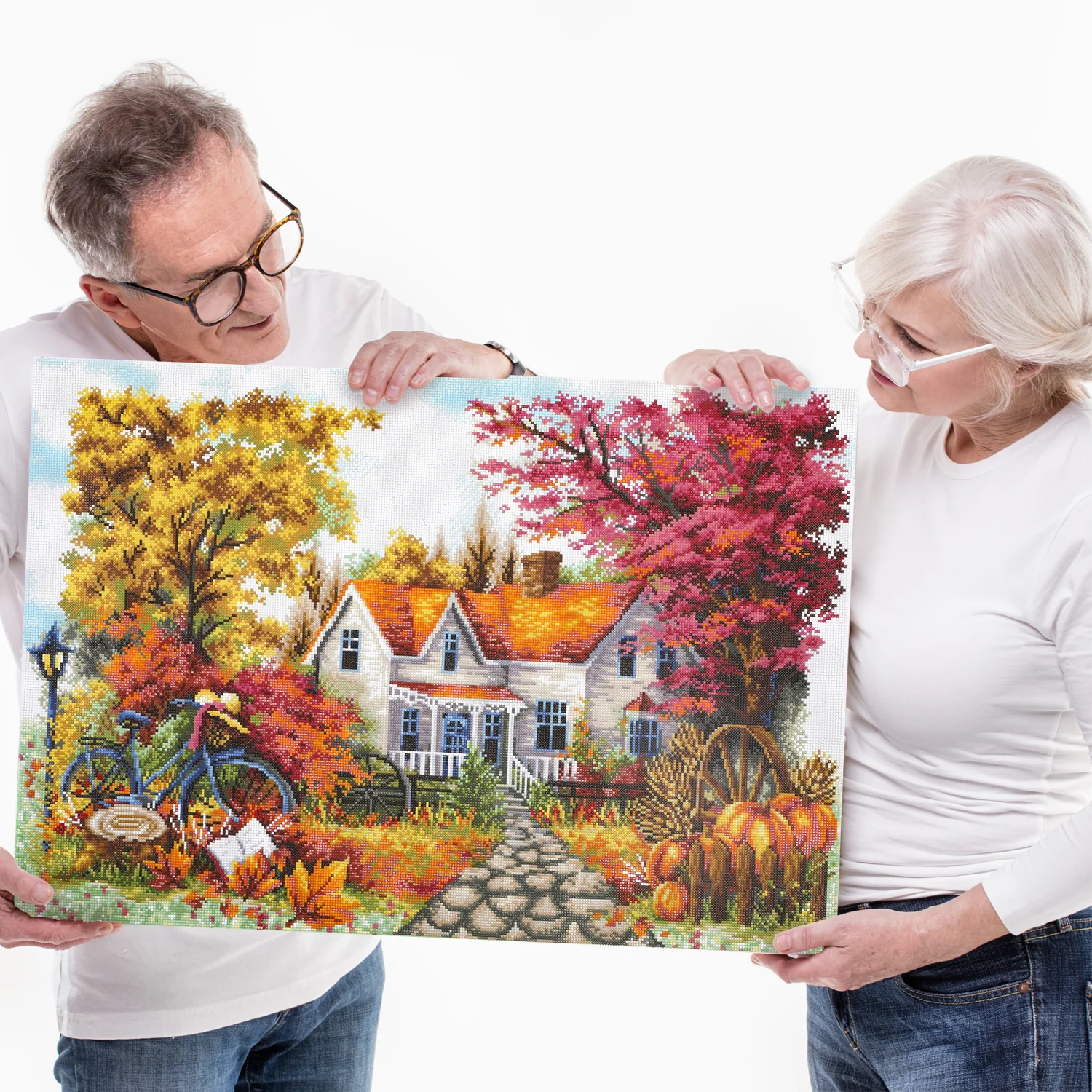 Diamond Dotz Autumn Days - 35.4" x 24.0" - Image 2