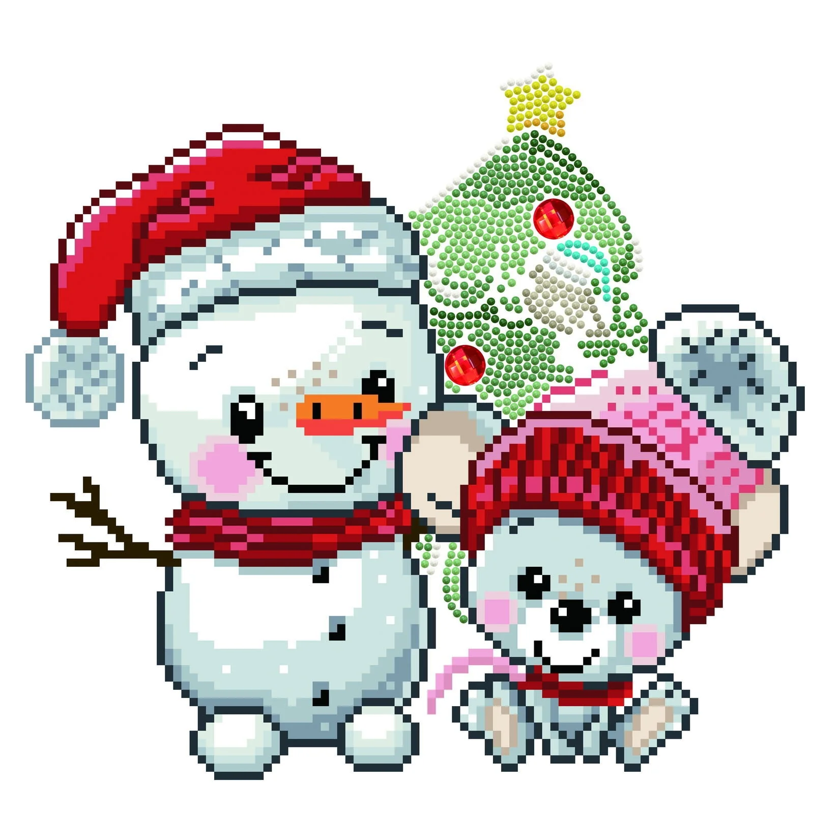 Diamond Dotz Decorative Box Baby Christmas - 11" x 11" - Image 5