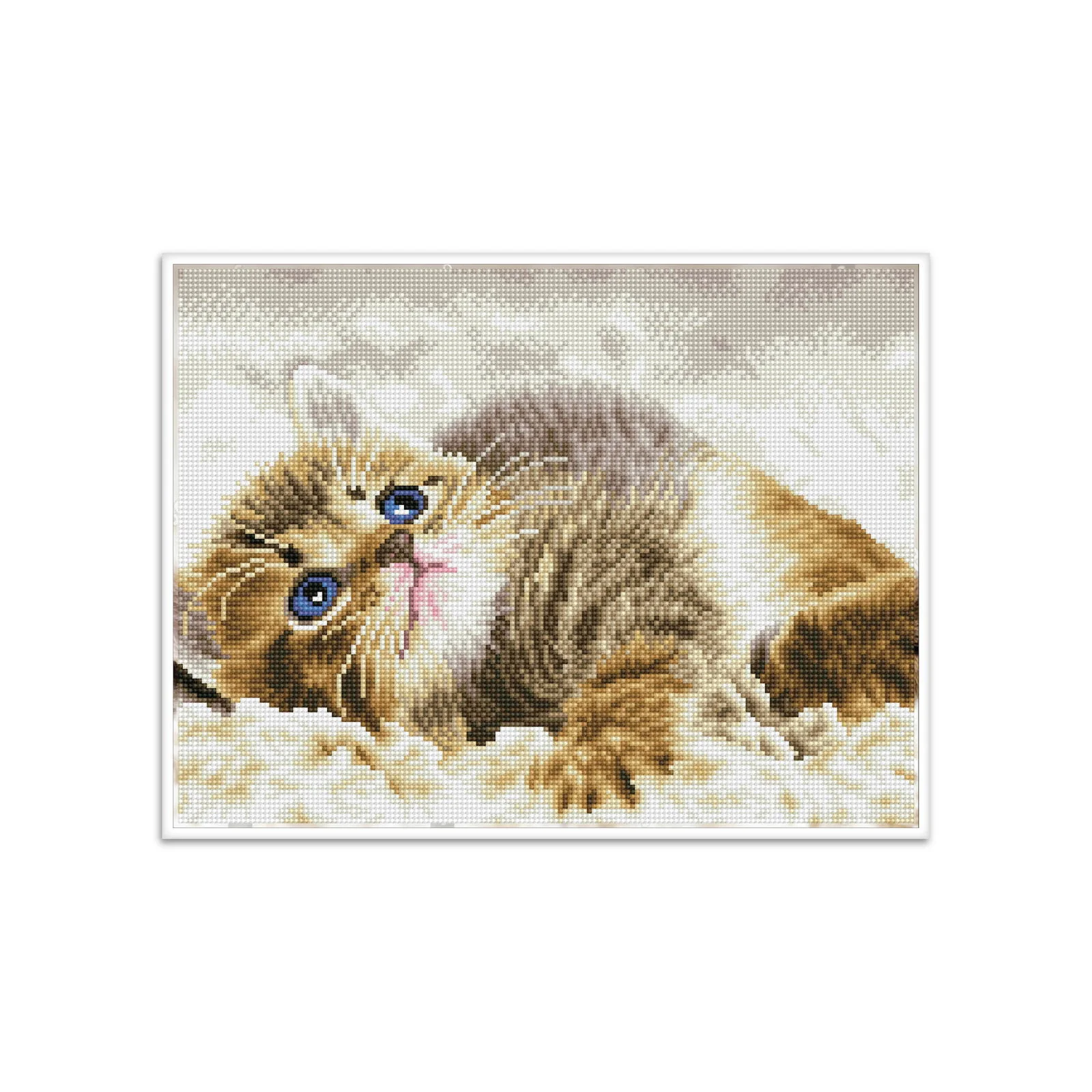 Diamond Dotz Baby Pie Pre-Framed Kit - 16.1" x 12.2" - Image 2