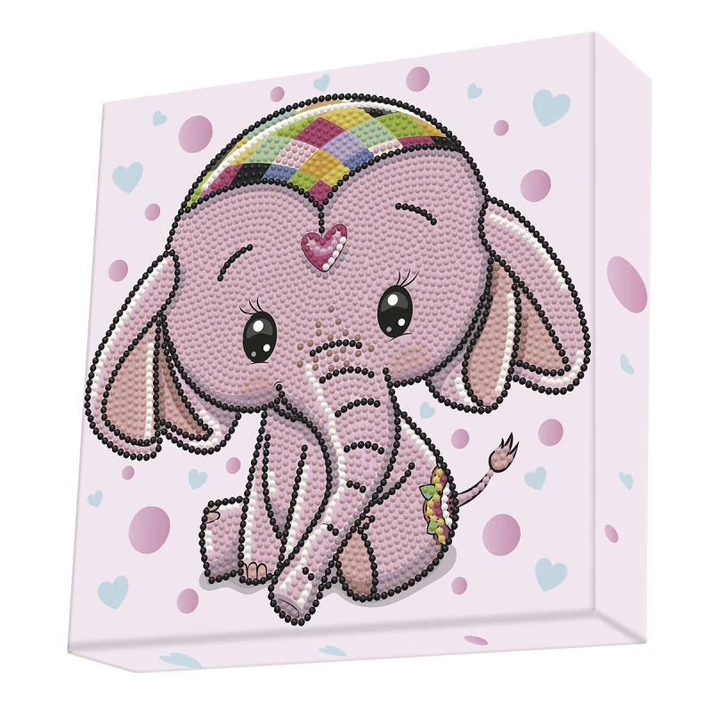 Diamond Dotz Decorative Box Baby Princess - 8.7" x 8.7" - Image 13