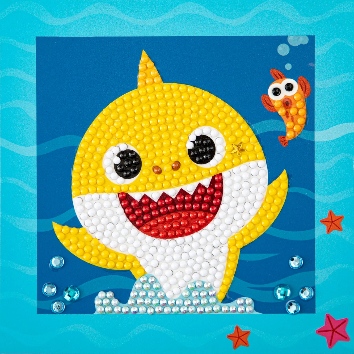 Diamond Dotz DOTZIES Baby Shark 1 Diamond Painting - 5.1" x 5.1" - Image 6
