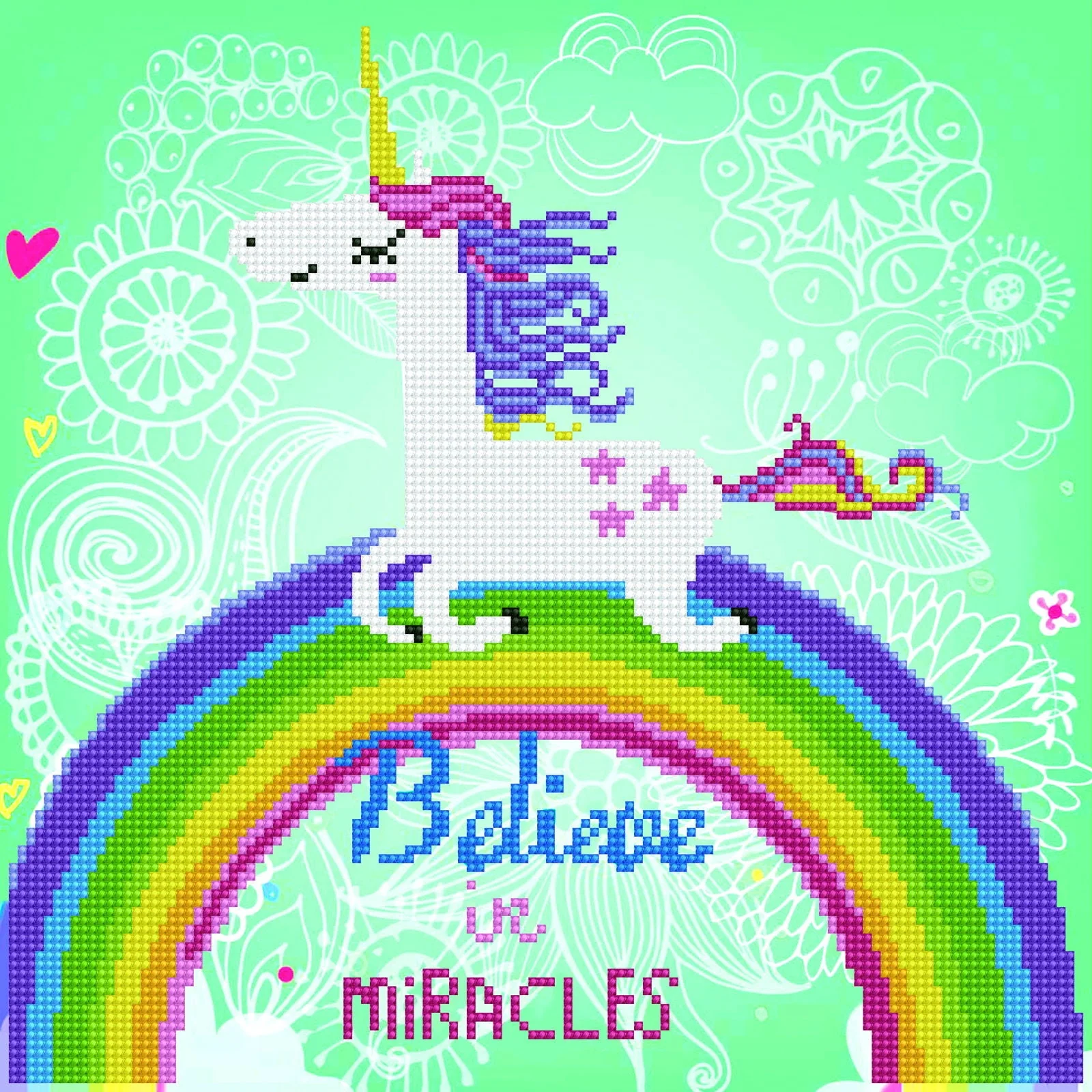 Diamond Dotz Believe in Miracles - 13.8" x 13.8" - Image 6