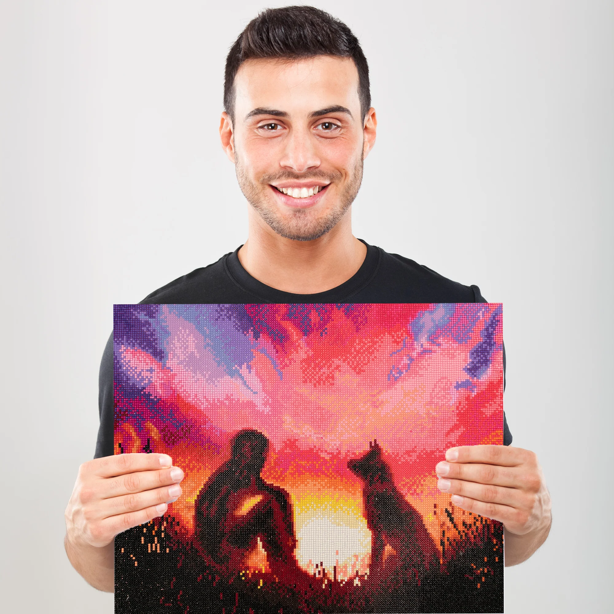 Diamond Dotz Best Friends - 20.1" x 16.1" - Image 4