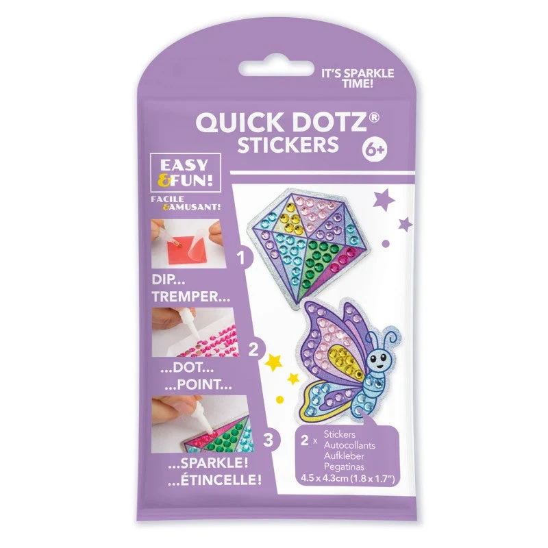Diamond Dotz BIG DOTZ Stickers Pack 4 - Butterfly Sparkle - Image 7