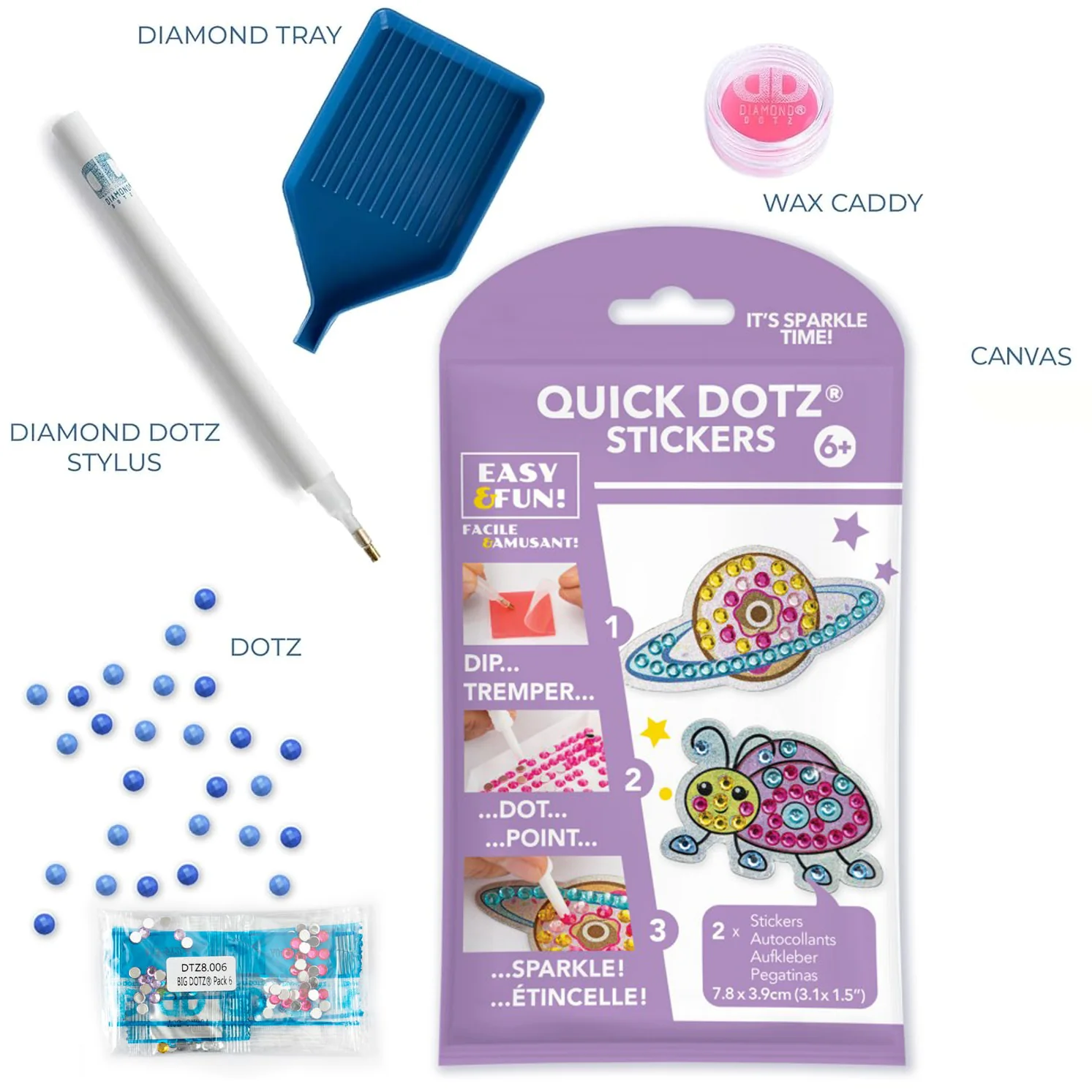 Diamond Dotz BIG DOTZ Stickers Pack 8 - Image 5