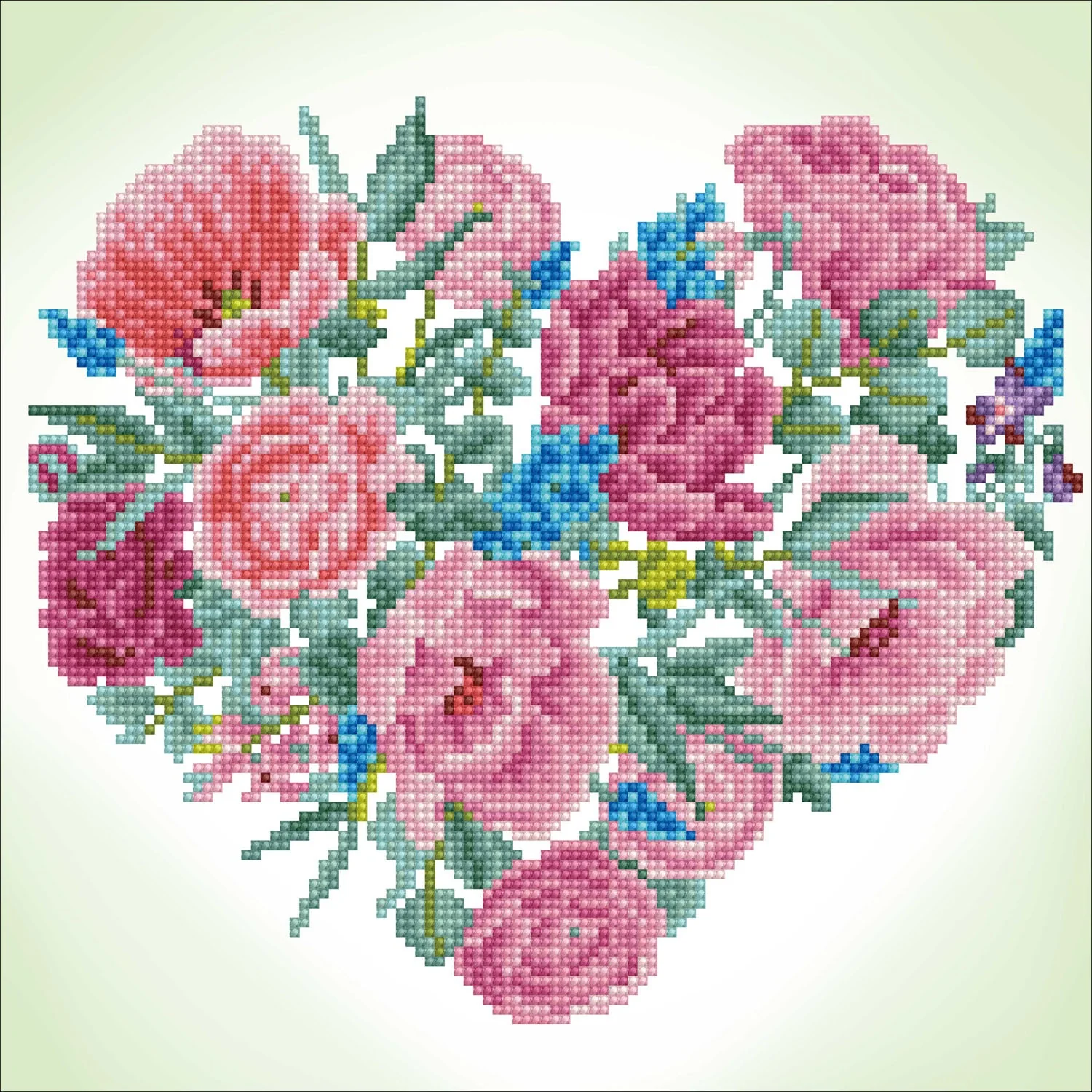 Diamond Dotz Blossoming Heart - 12.6" x 12.6"
