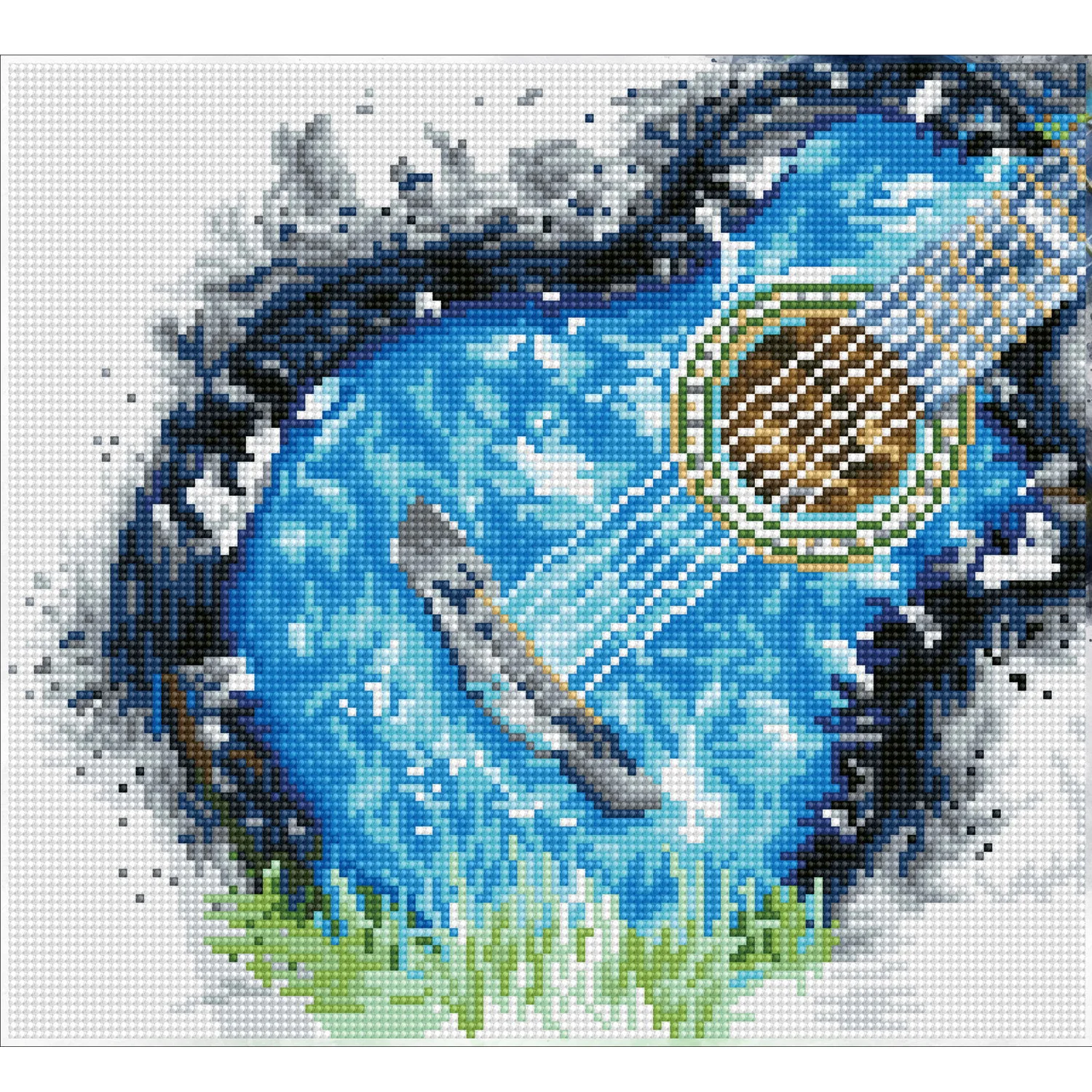 Diamond Dotz Blue Grass - 13.4" x 12.2" - Image 6