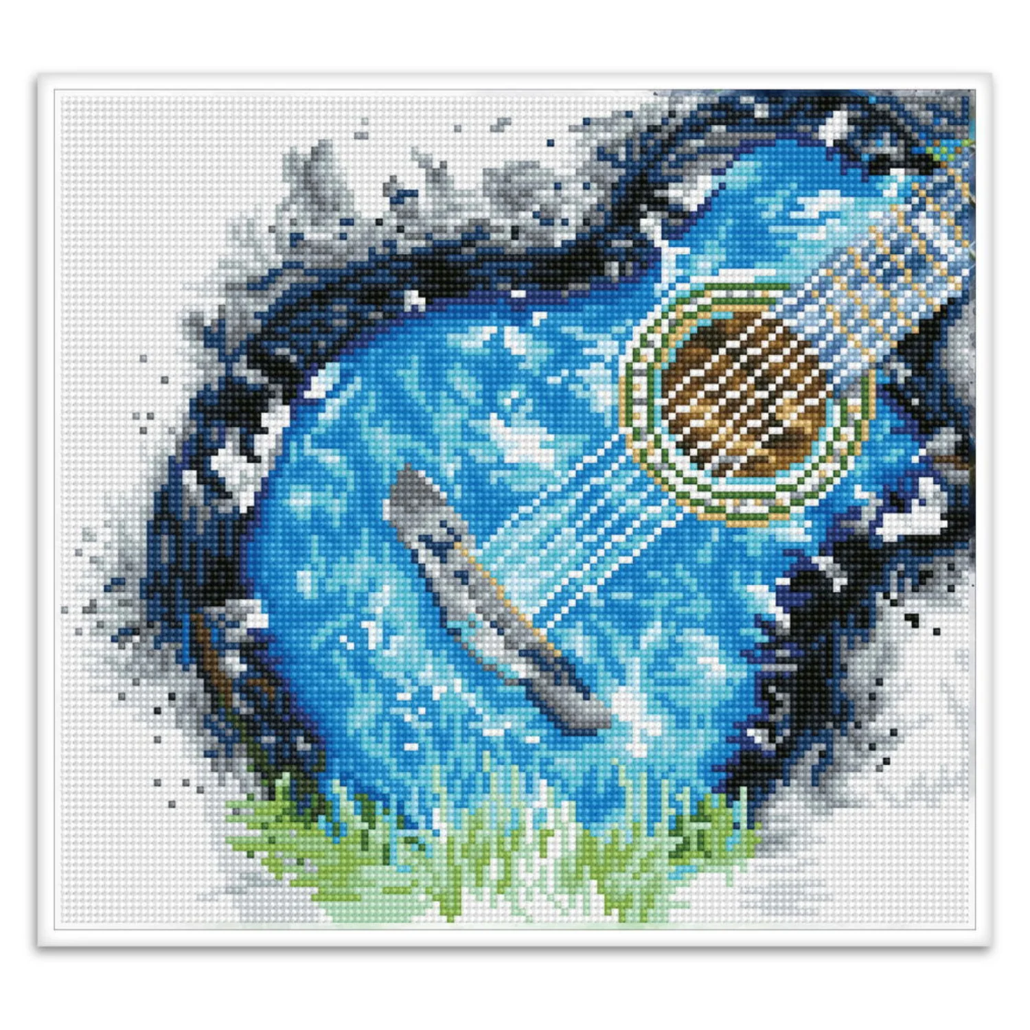 Diamond Dotz Blue Grass Pre-Framed Kit - 13.4" x 12.2" - Image 2
