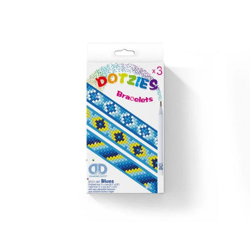 Diamond Dotz DOTZIES Blues Bracelets Diamond Painting - 8.3" x 0.8" - Image 6