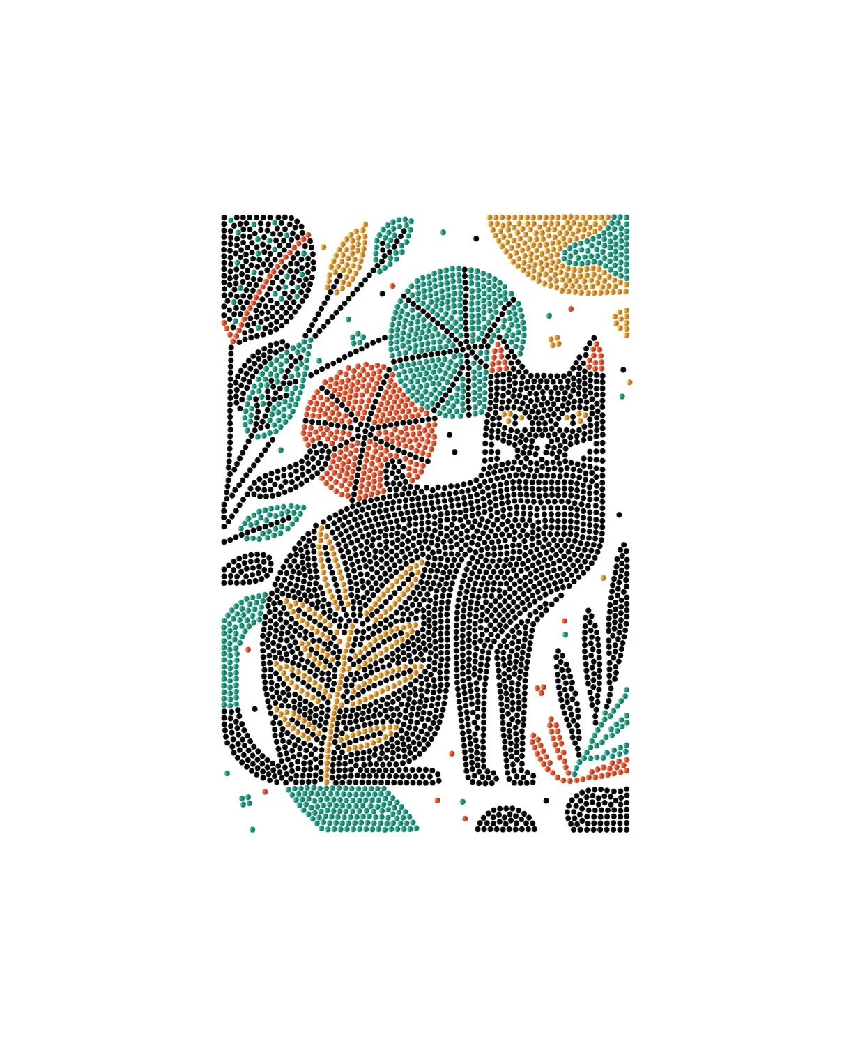 Diamond Dotz Decor Decorative Box Boho Cat - 7.9" x 11.8" - Image 5