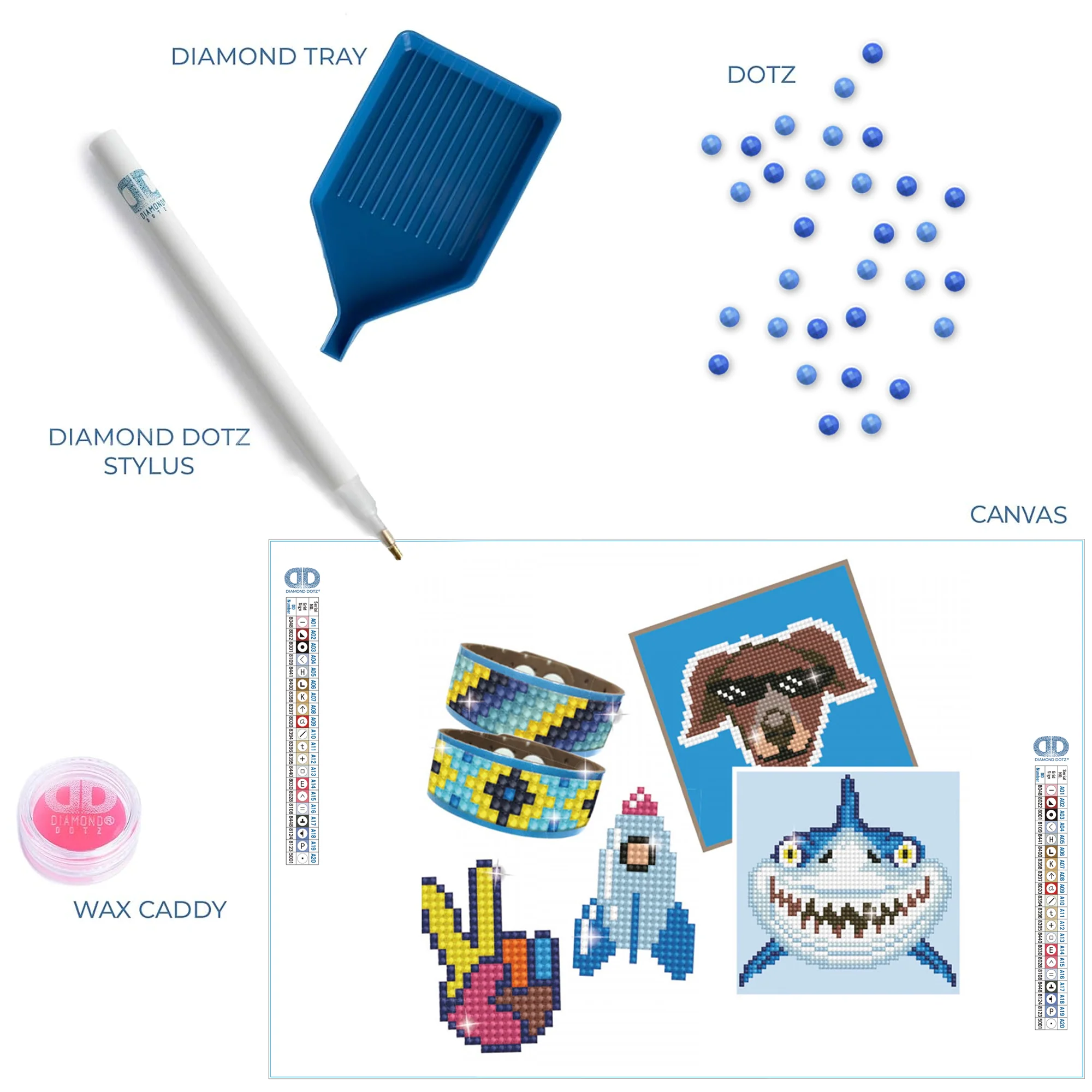 Diamond Dotz DOTZIES BOY VARIETY KIT 6 projects Diamond Painting - Image 6