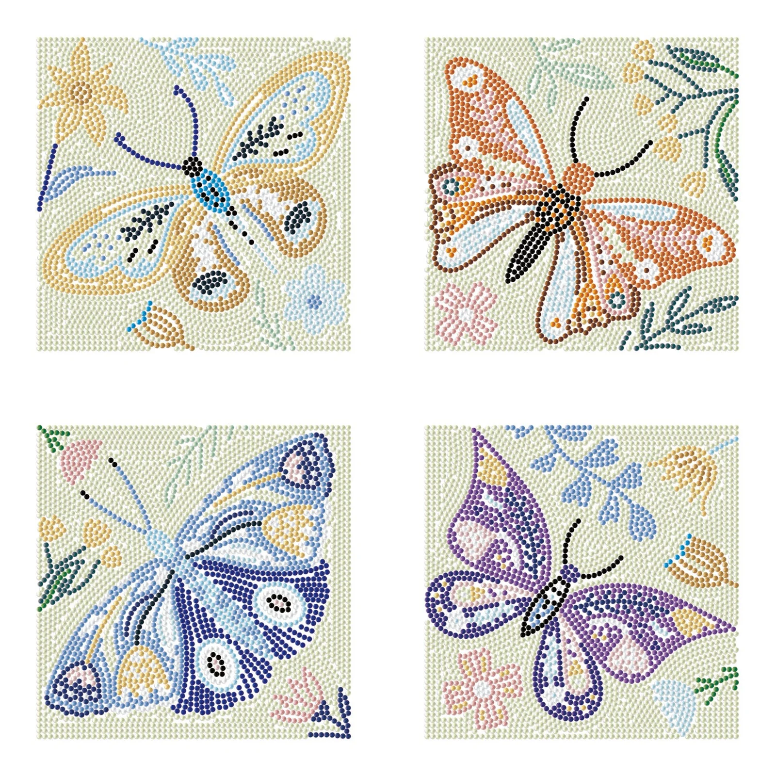 Diamond Dotz Mini Dotz Butterfly Moods - 5.0" x 5.0" - Image 7