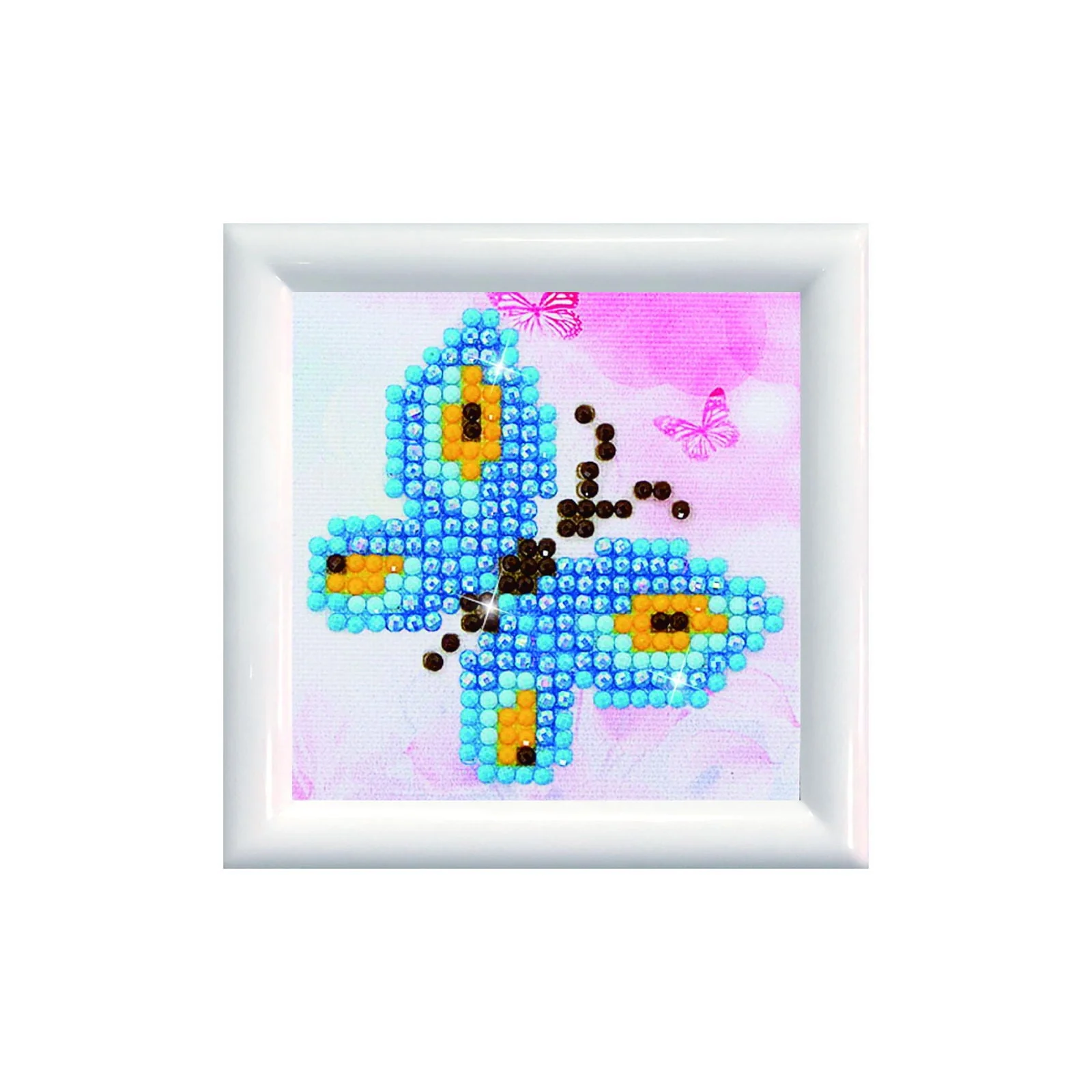Diamond Dotz Butterfly Sparkle with Frame - 3.0" x 3.0" - Image 3
