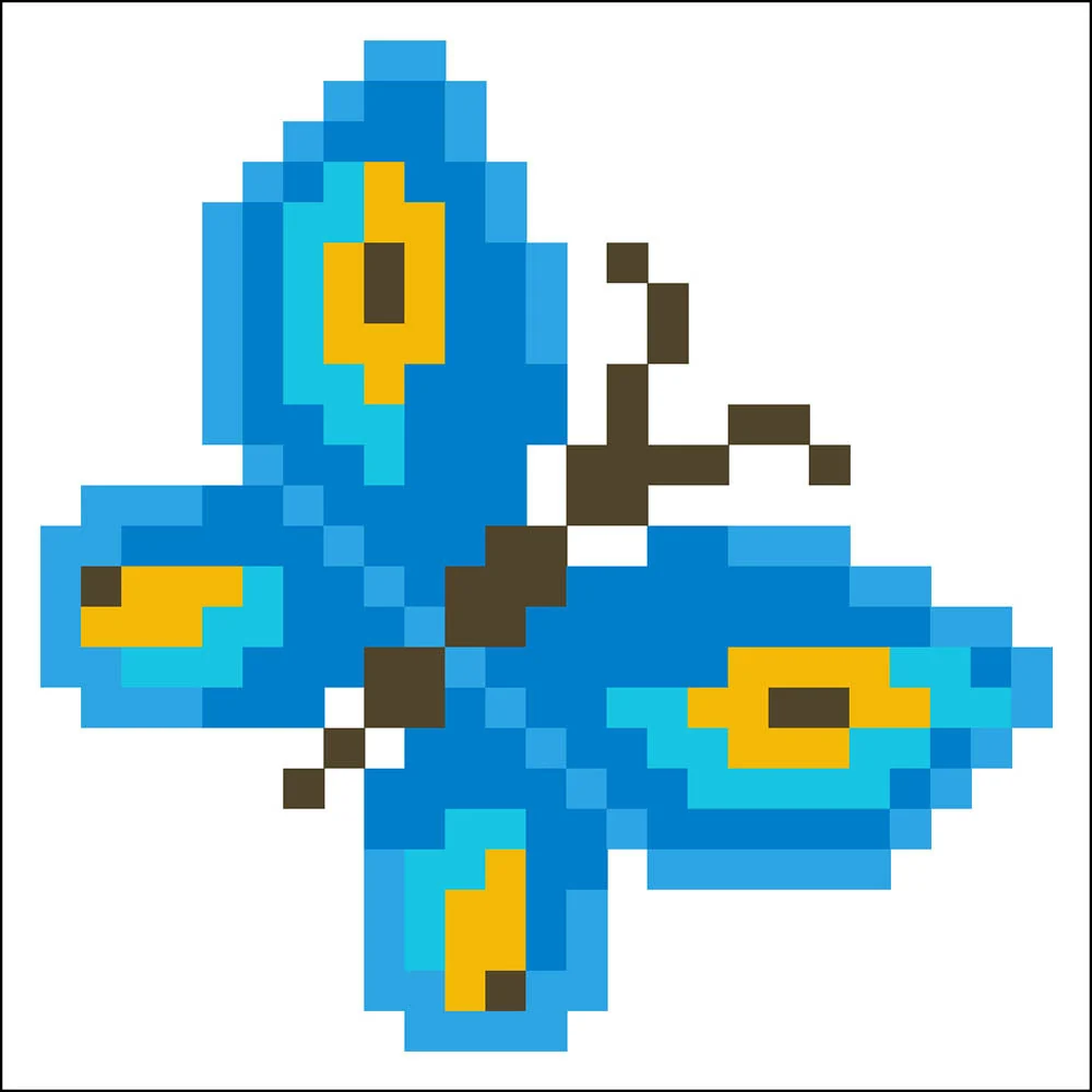 Diamond Dotz Butterfly Sparkle with Frame - 3.0" x 3.0" - Image 4