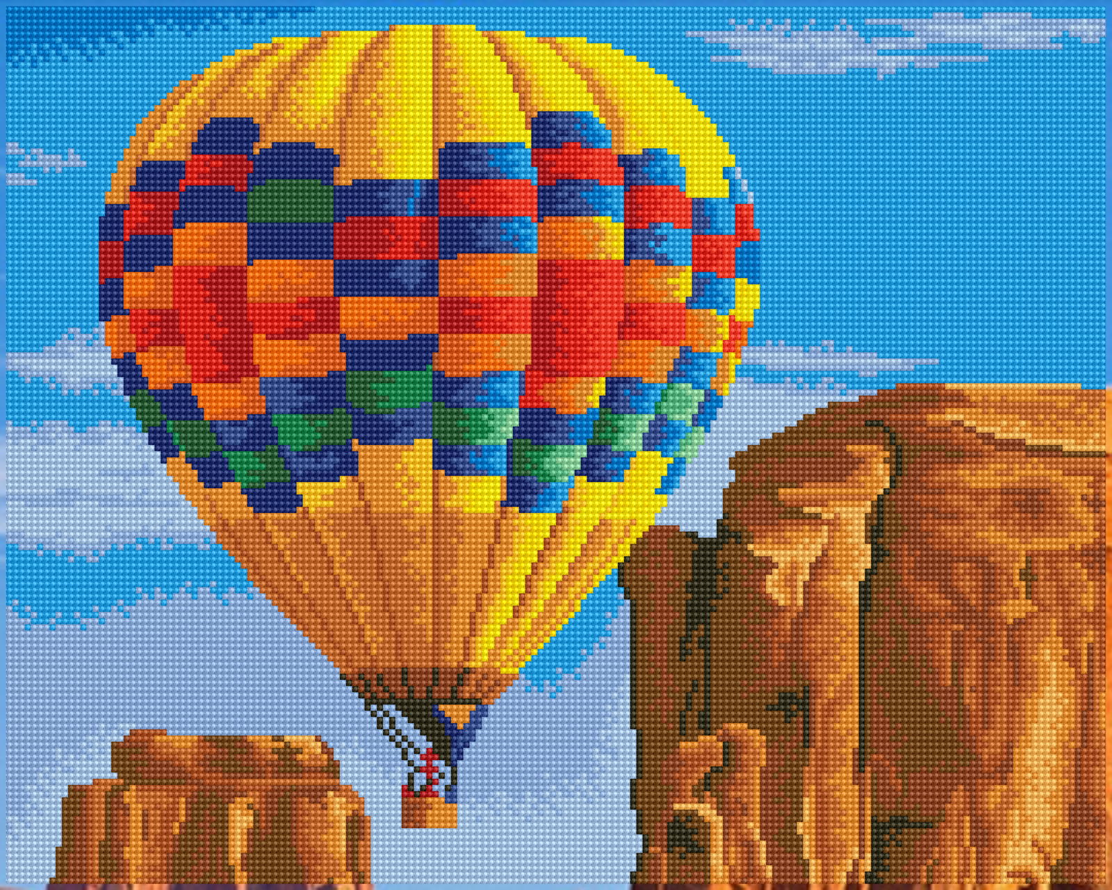 Diamond Dotz Canyon Flight - 16.0" x 20.0" - Image 2