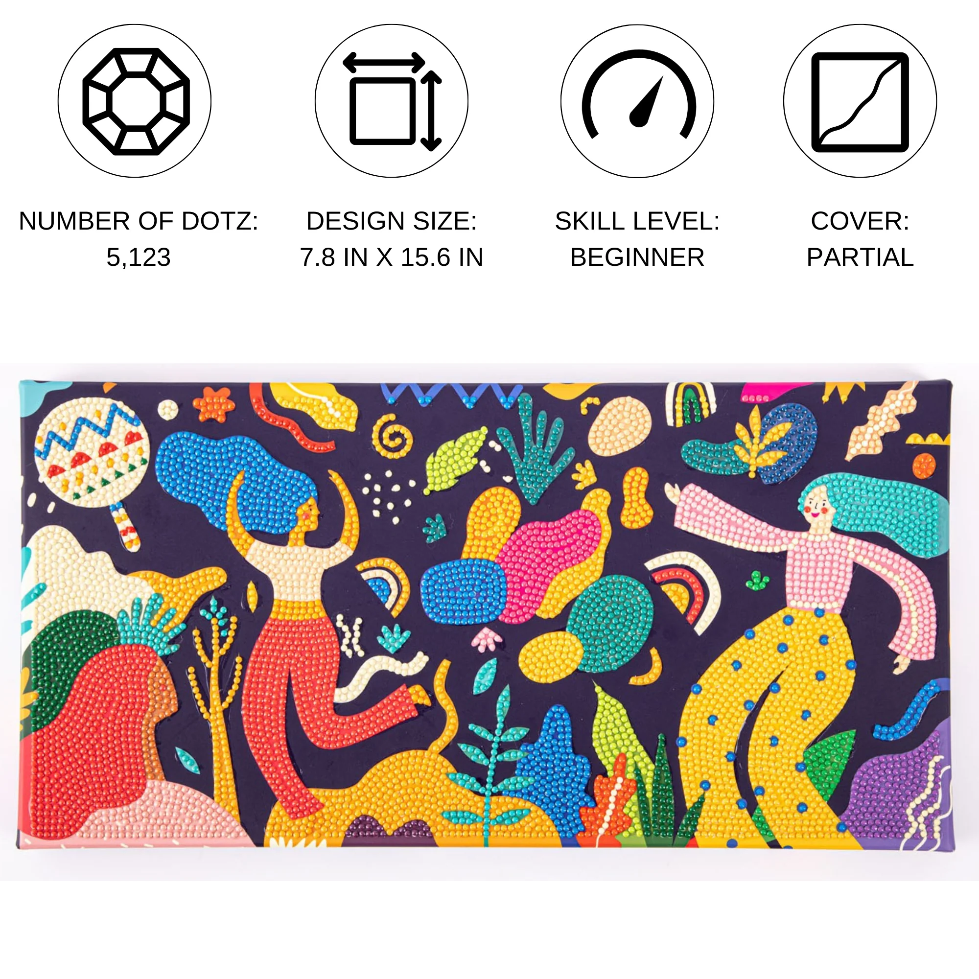 Diamond Dotz Decor Decorative Box Carnival Diamond Painting - 15.8" x 7.9" - Image 4