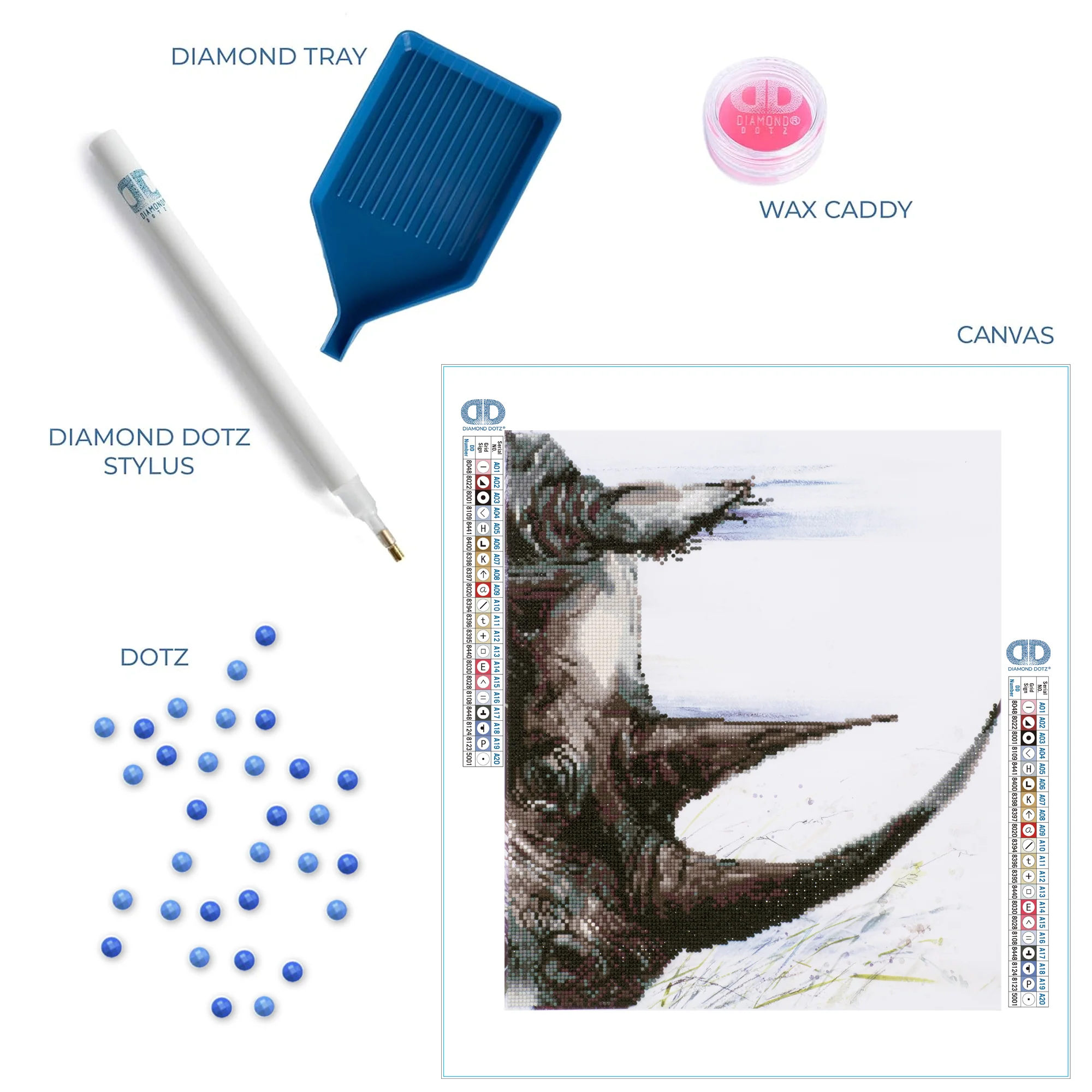 Diamond Dotz Charge! - 14.6" x 17.3" - Image 3