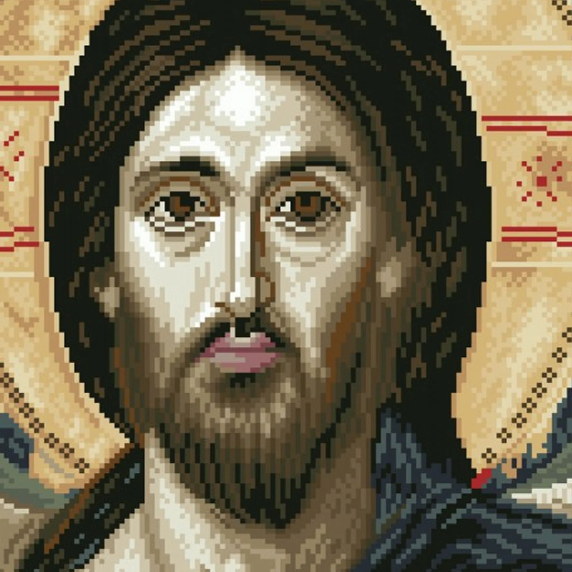 Diamond Dotz Christ Pantocrator Sainai - 15.8" x 19.7" - Image 5