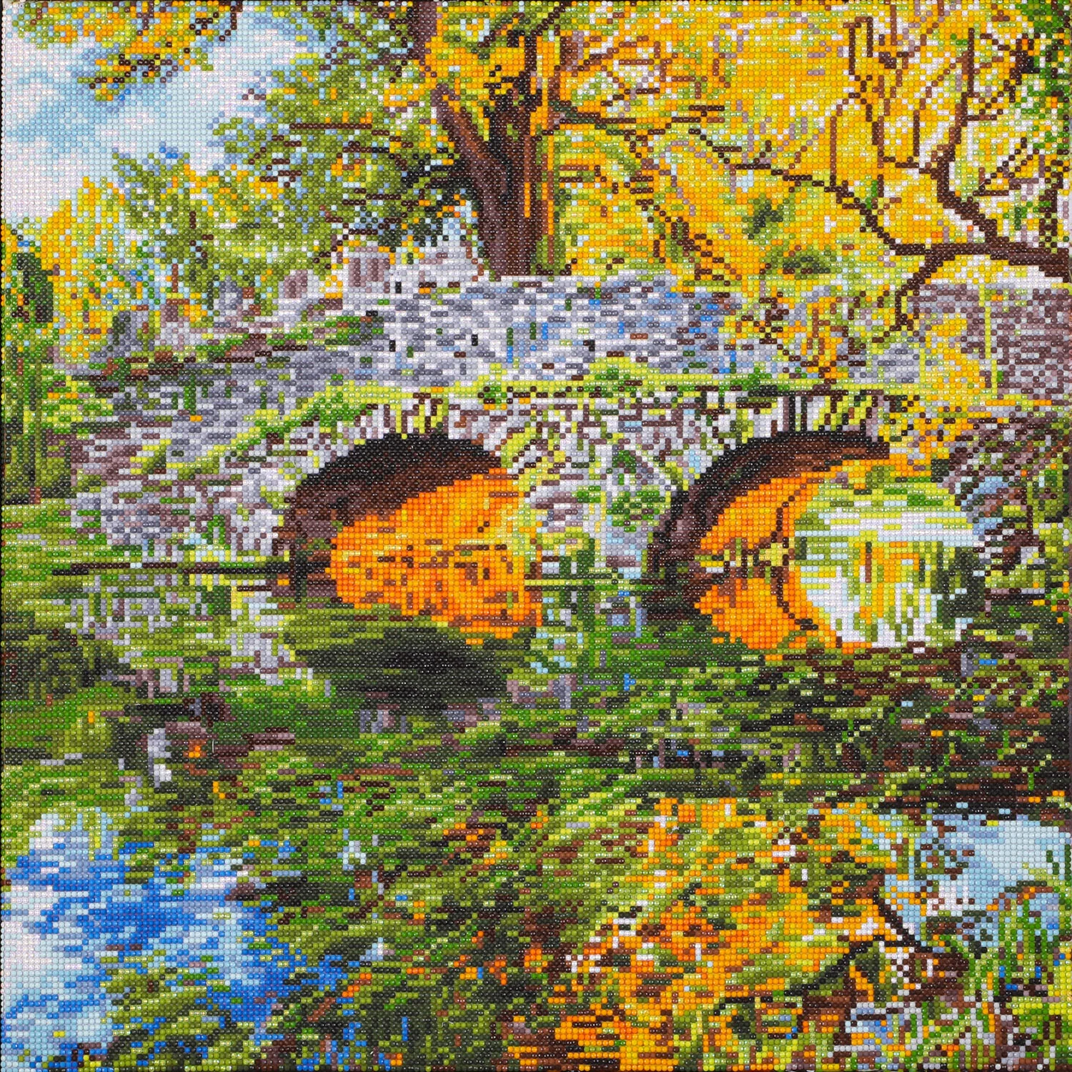 Diamond Dotz Country Bridge - 20.3" x 20.3" - Image 6