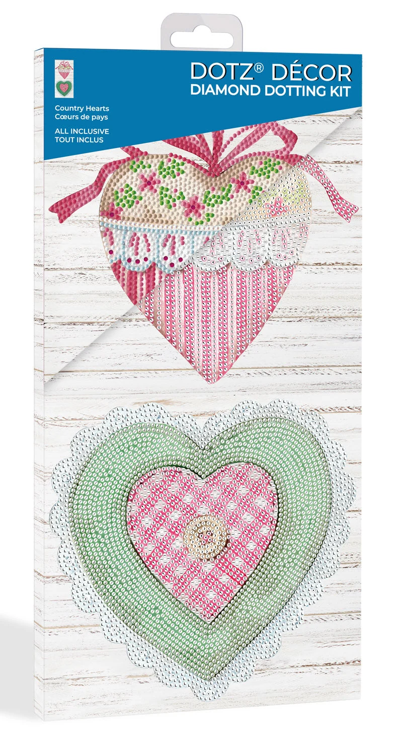 Diamond Dotz Decor Decorative Box Country Hearts Diamond Painting - 7.9" x 15.8" - Image 6