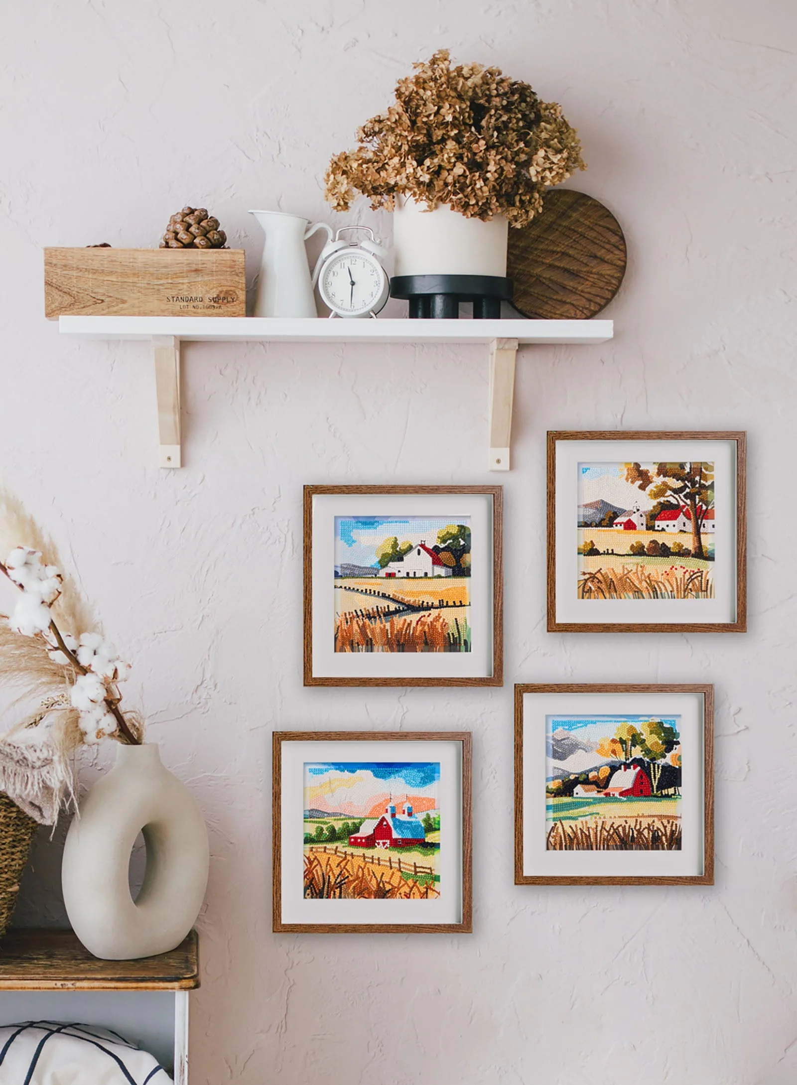 Diamond Dotz Mini Dotz Countryside Views Diamond Painting - 5.0" x 5.0" - Image 3