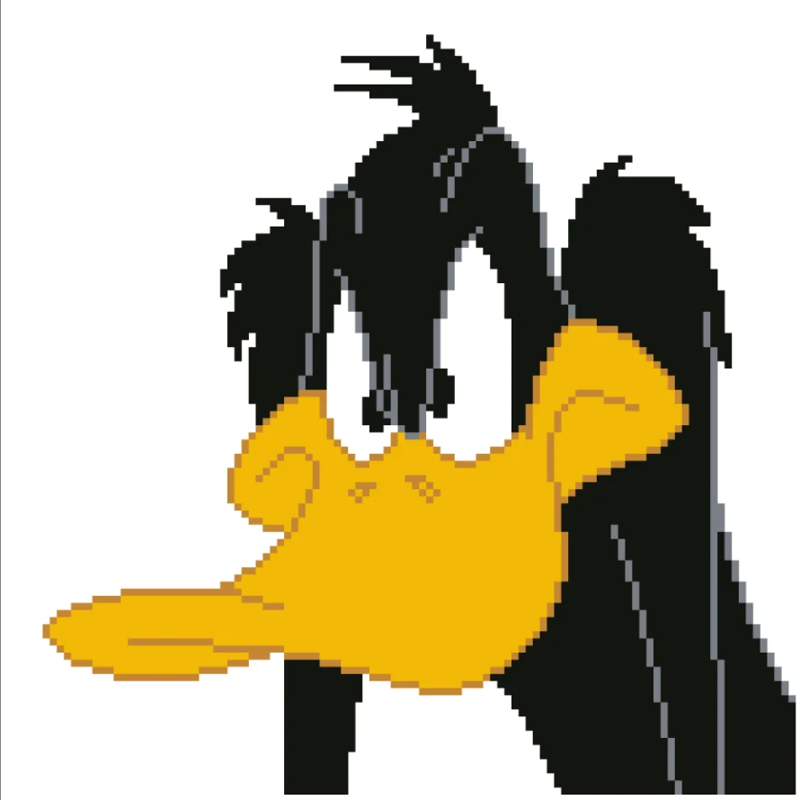 Diamond Dotz Daffy Duck - 12.6" x 12.6" - Image 3
