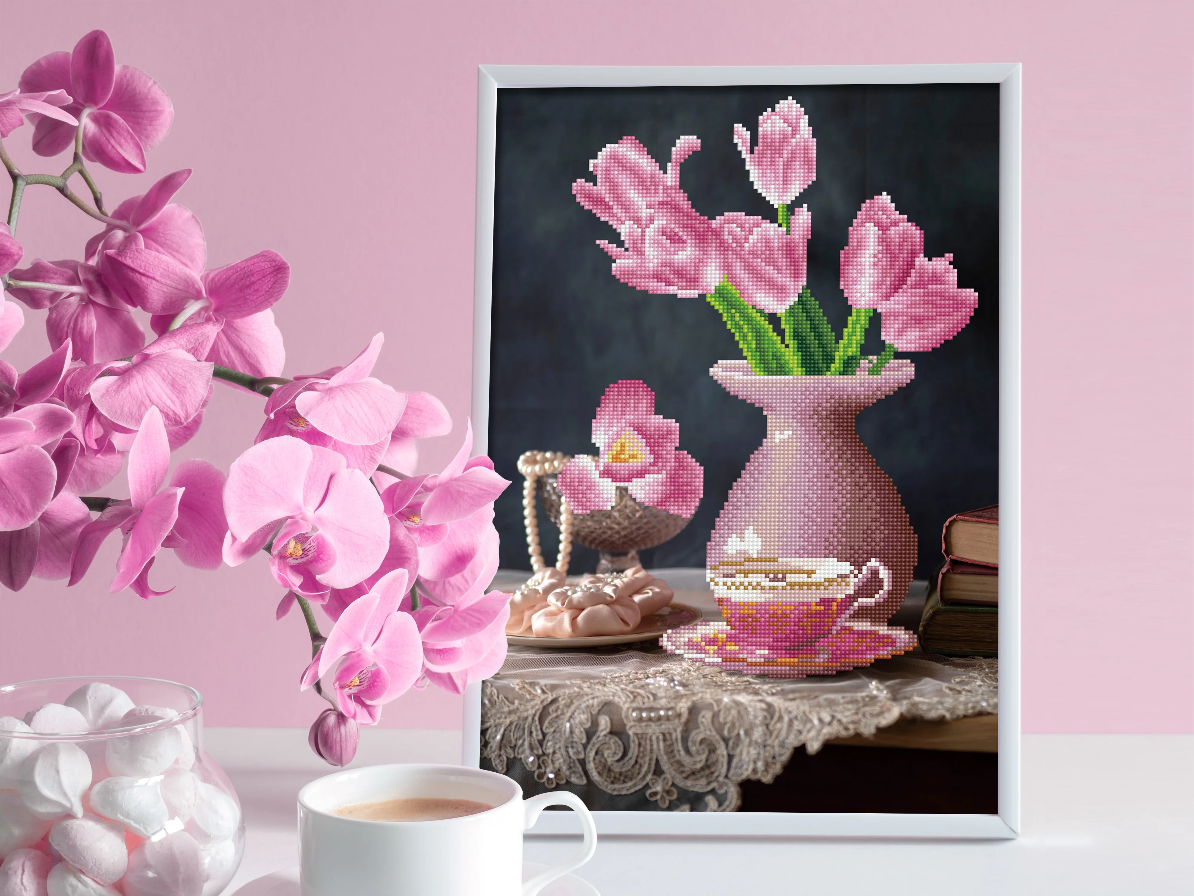 Diamond Dotz Daybreak Tulips - 13.6" x 20.5" - Image 2