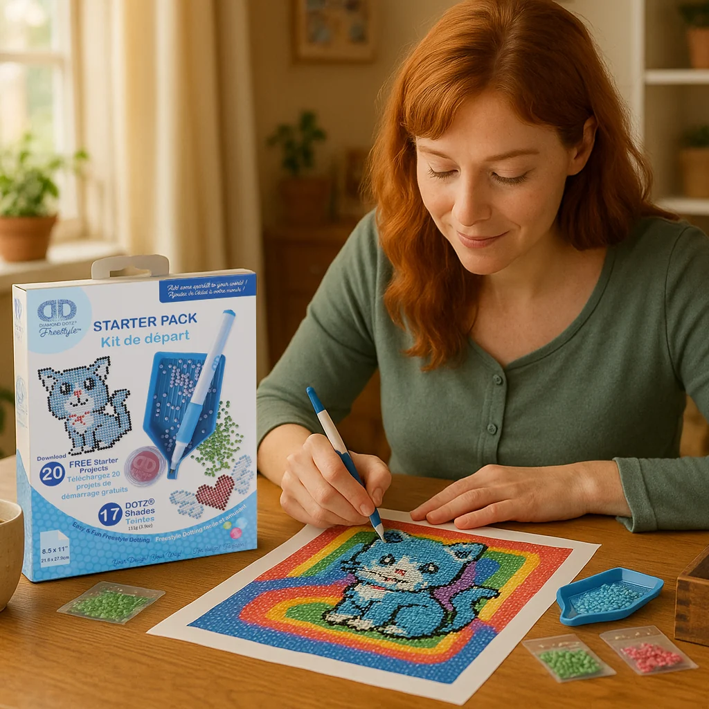 Diamond Dotz Designer Dotz Starter Kit - Complete Diamond Painting Tools and Accessories Set - Image 2
