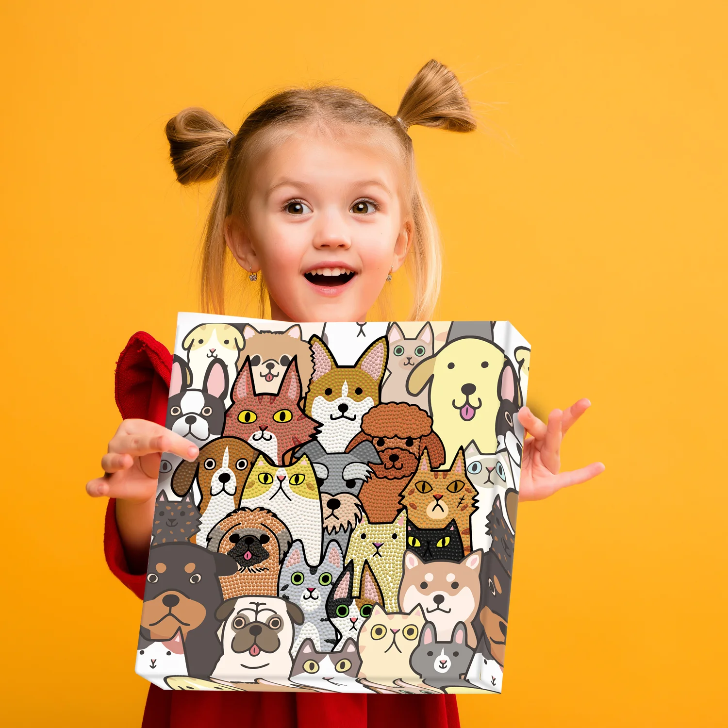 Diamond Dotz Decorative Box Dogs & DOTZ - 11.0" x 11.0" - Image 2