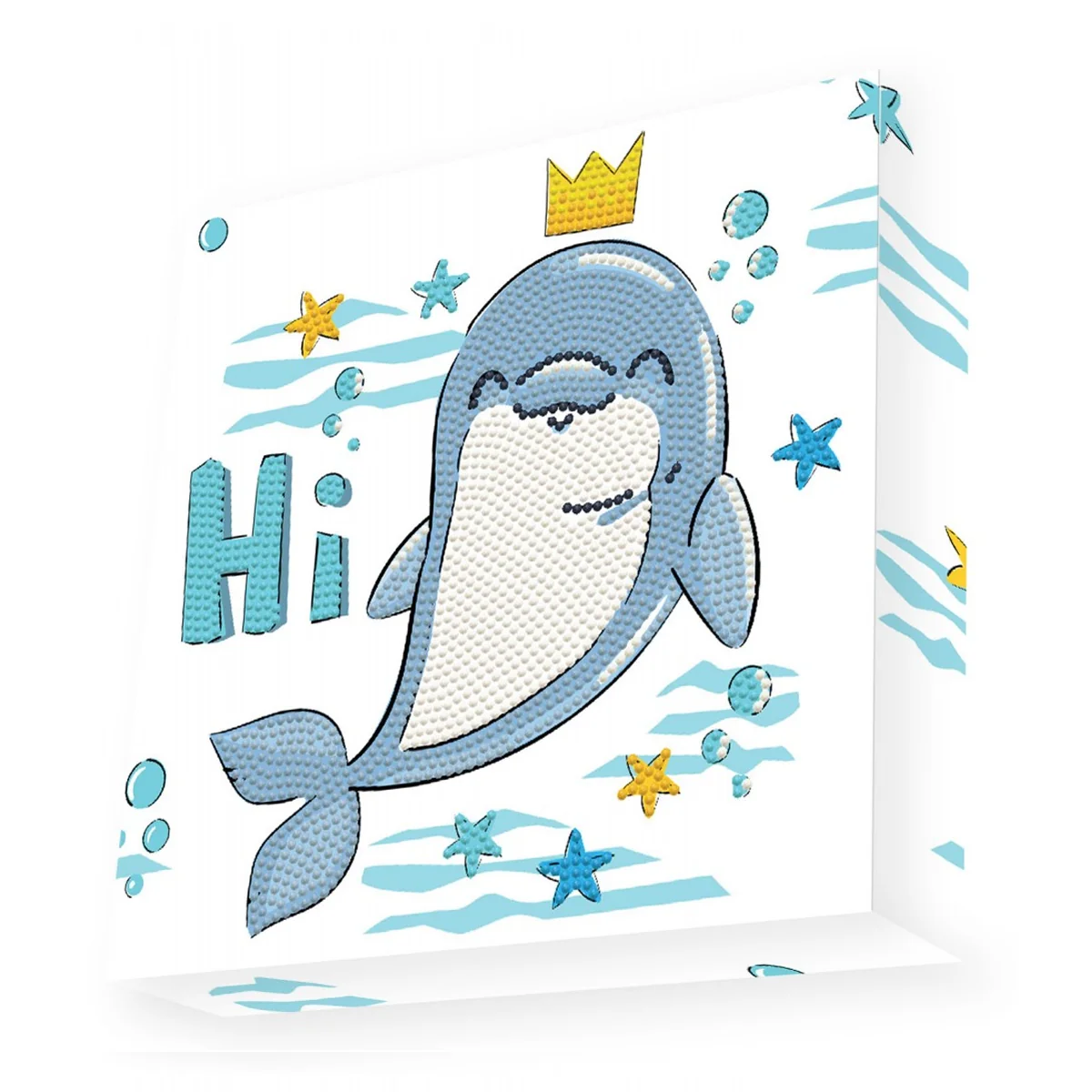 Diamond Dotz Decorative Box Dolphin Hi - 8.7" x 8.7"
