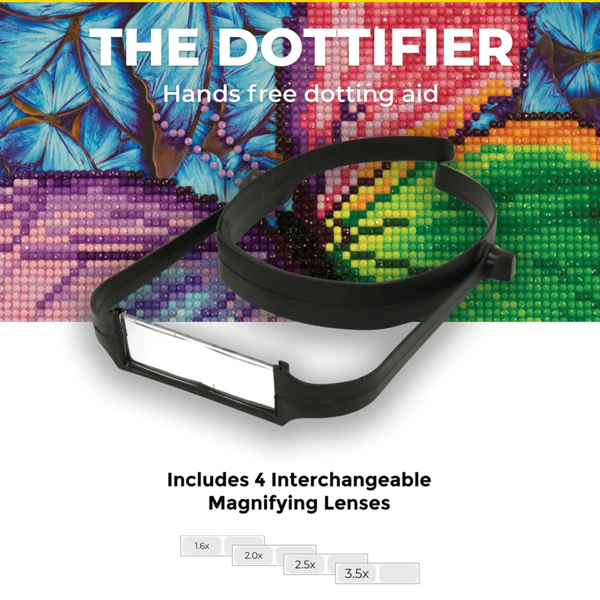 Diamond Dotz Dottifier Hands-Free Magnifier Headset - Image 3