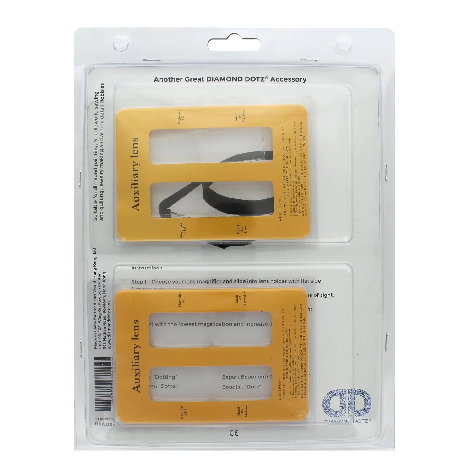 Diamond Dotz Dottifier Hands-Free Magnifier Headset - Image 6