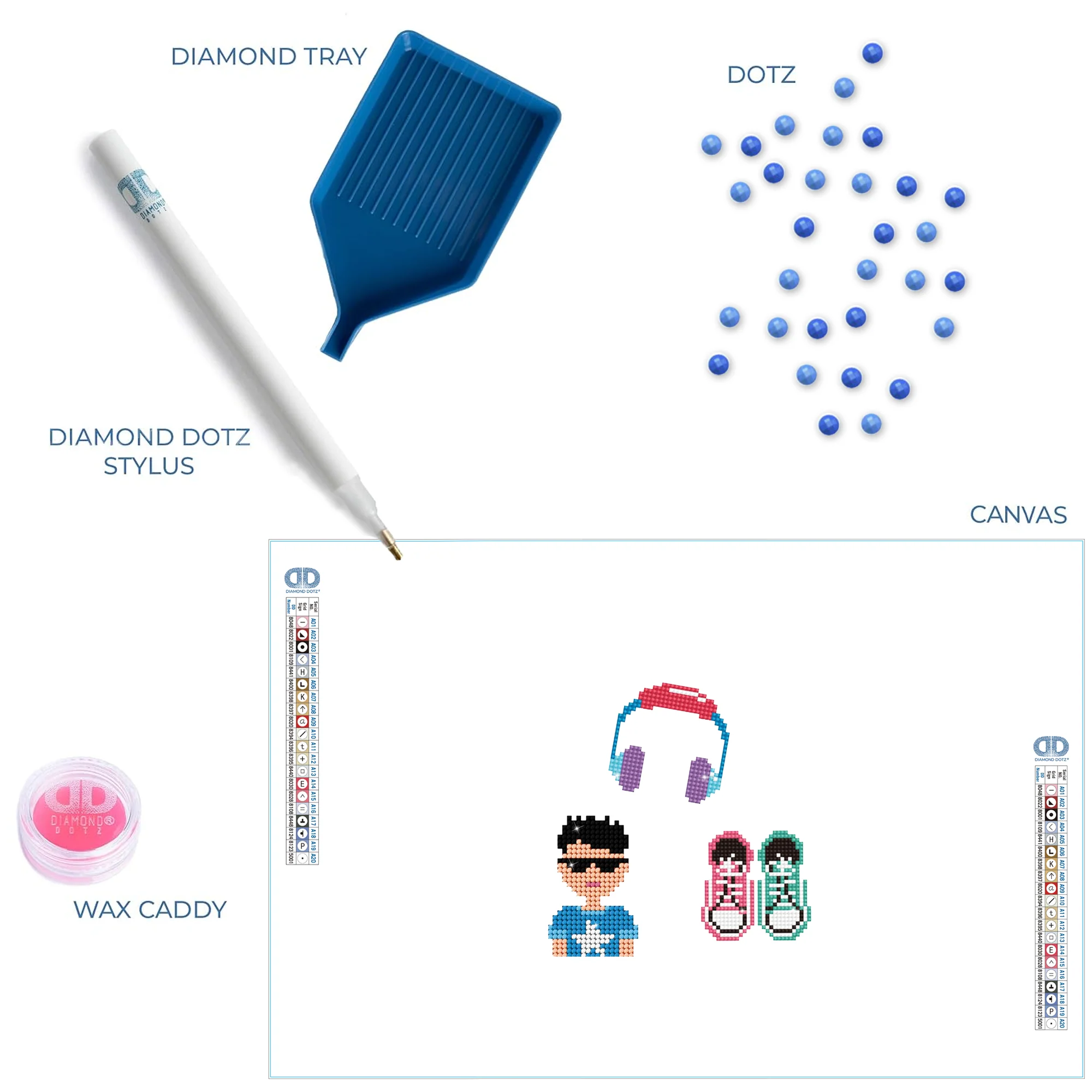 Diamond Dotz Cool Boy - DOTZIES Stickers Kit - Image 4