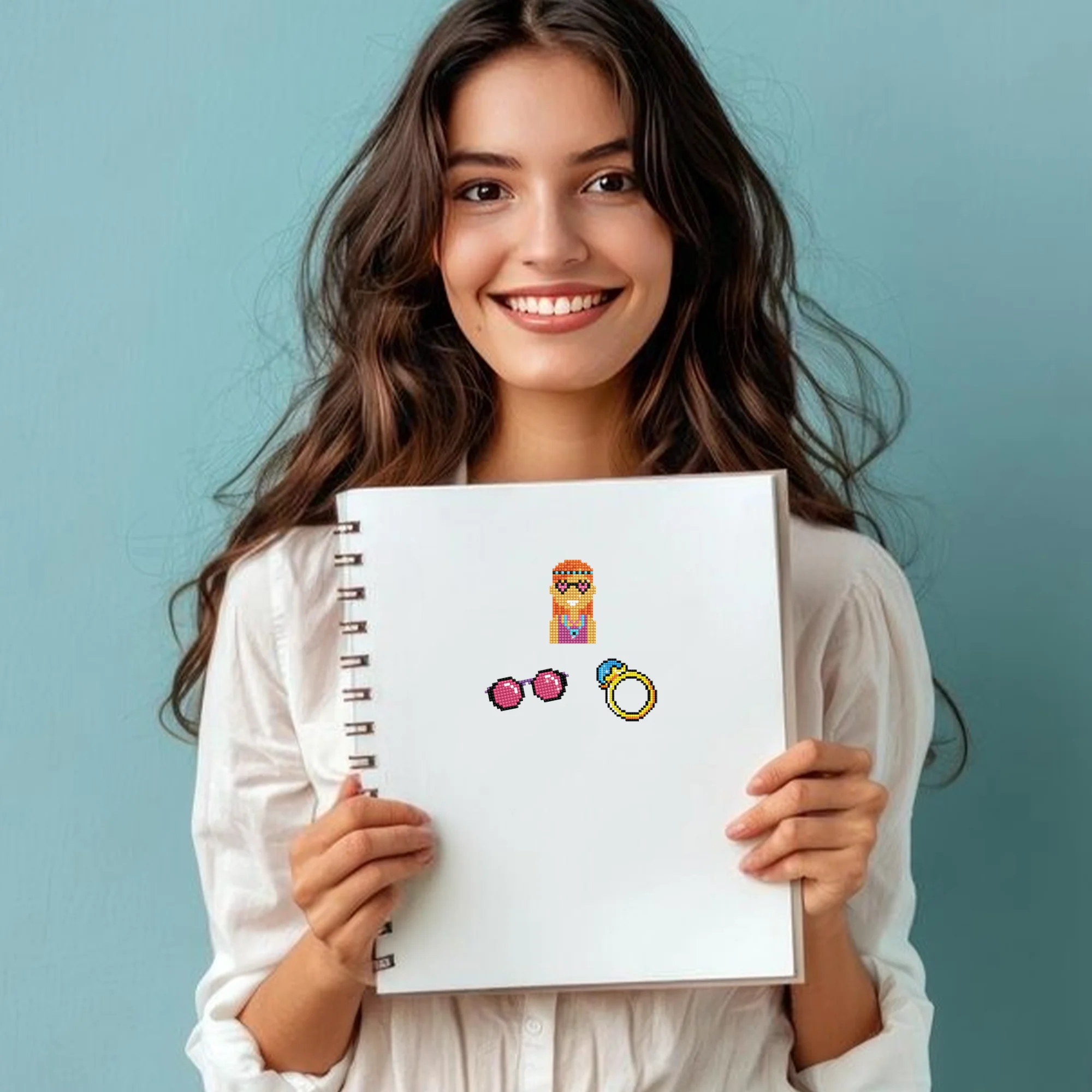 Diamond Dotz Cool Girl - DOTZIES Stickers Kit - Image 4