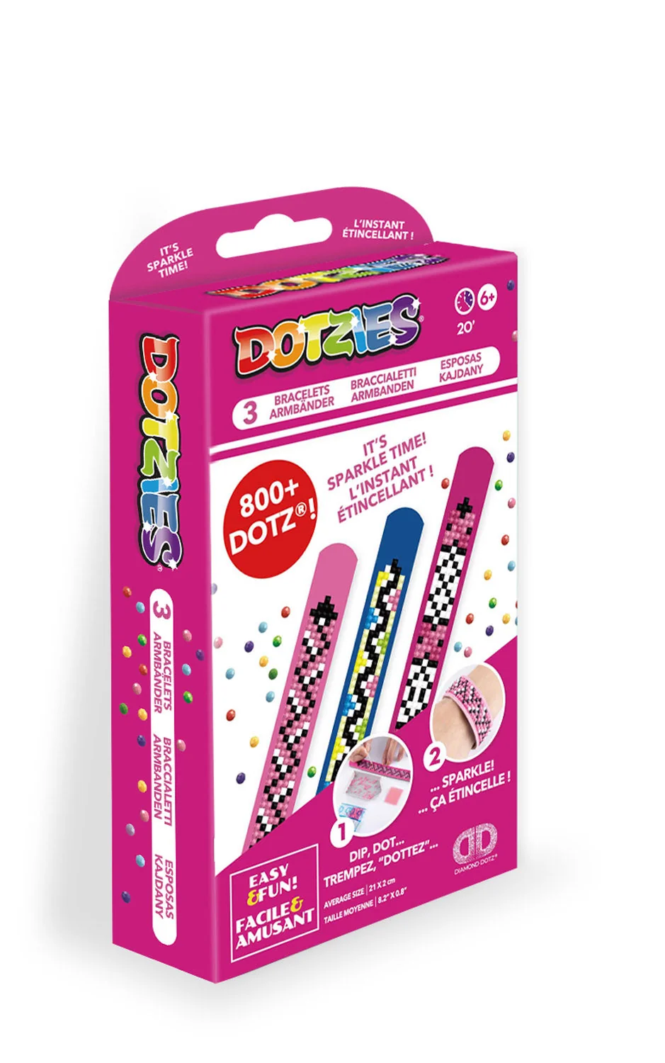 Diamond Dotz DOTZIES Evening Glow Bracelets Diamond Painting - 8.3" x 0.8" - Image 3
