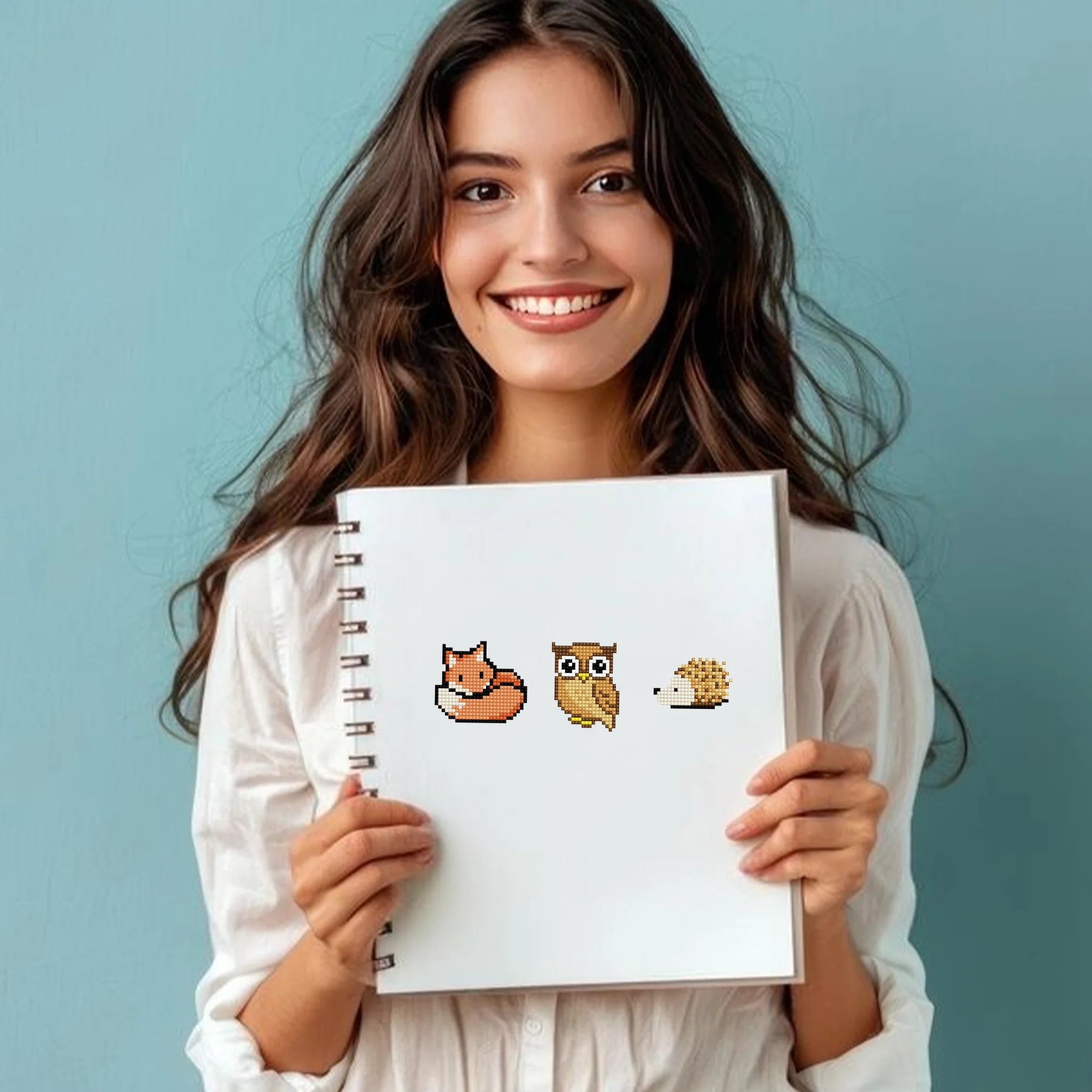 Diamond Dotz DOTZIES 3 STICKERS Multi Pack - Forest Friends - Image 4