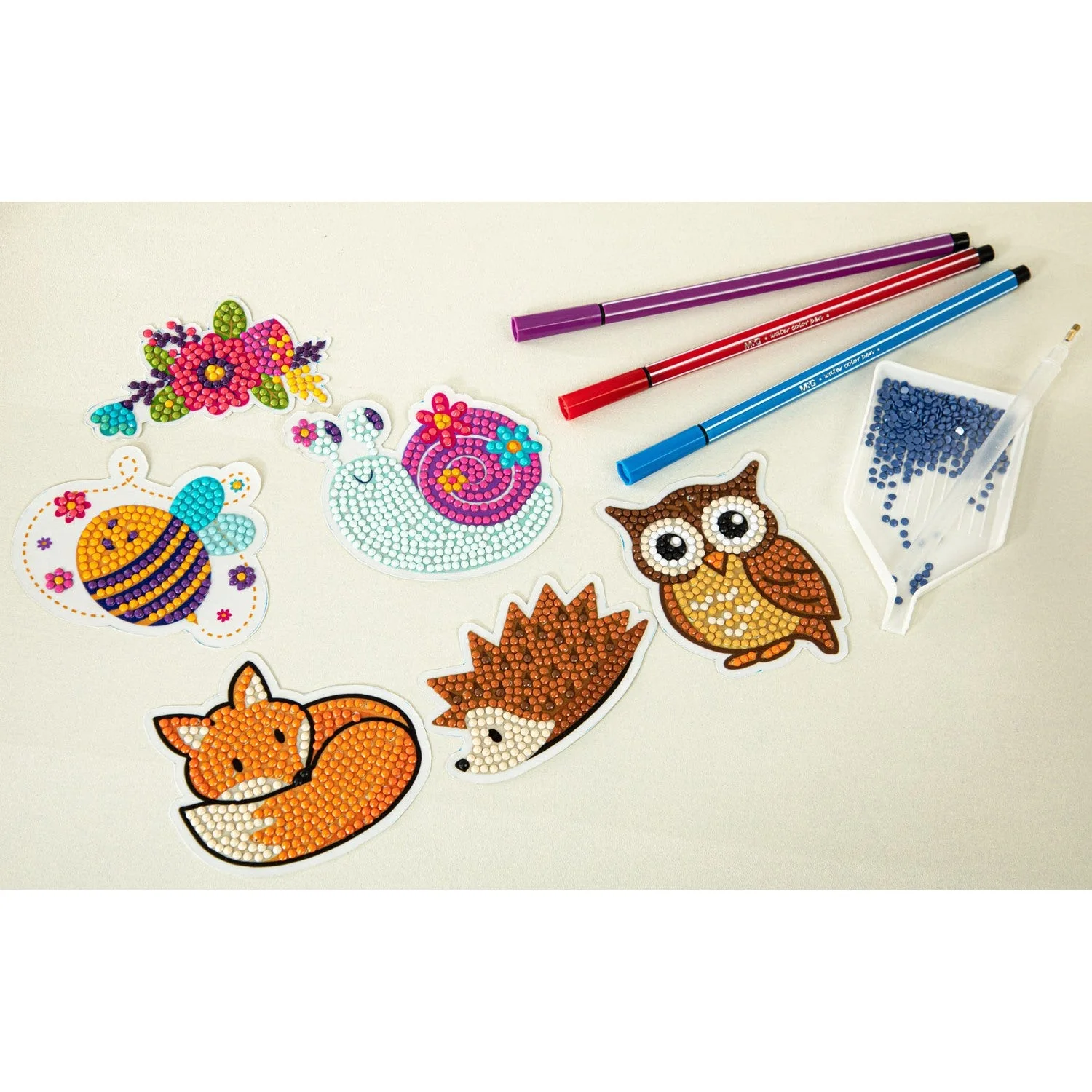 Diamond Dotz DOTZIES 3 STICKERS Multi Pack - Forest Friends - Image 8