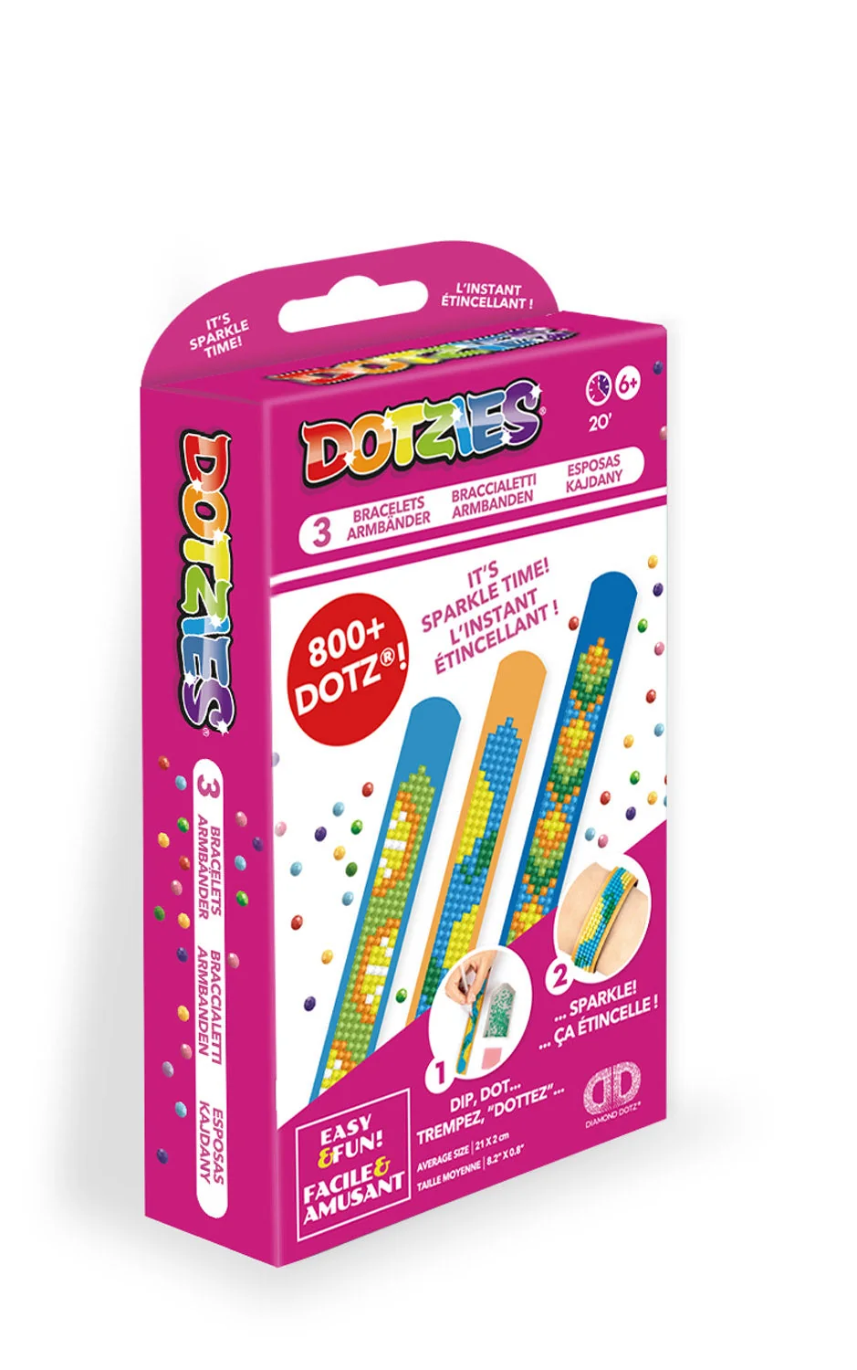 Diamond Dotz DOTZIES Troppo Bracelets Diamond Painting - 8.3" x 0.8" - Image 6