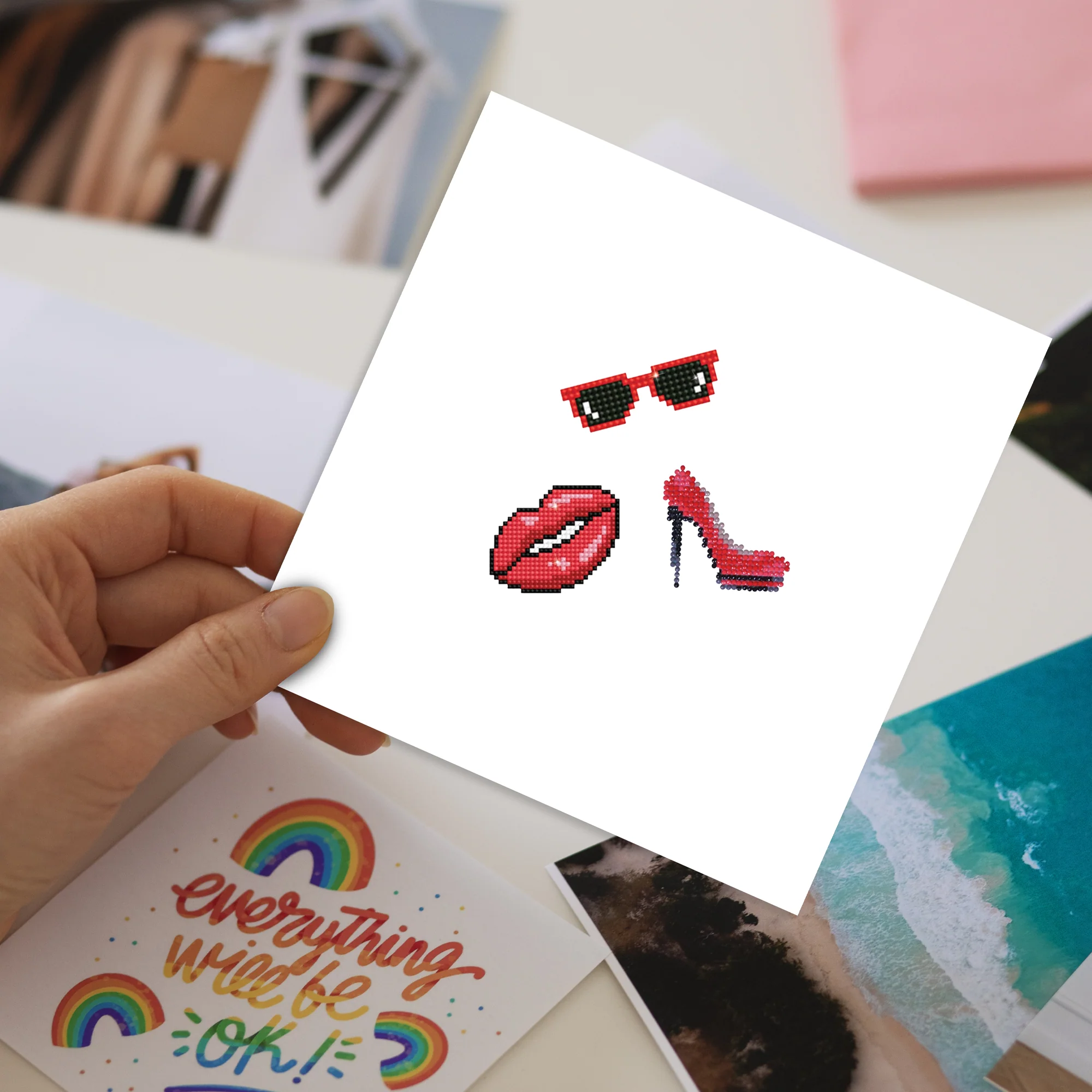 Diamond Dotz Kiss - DOTZIES Stickers Kit - Image 2