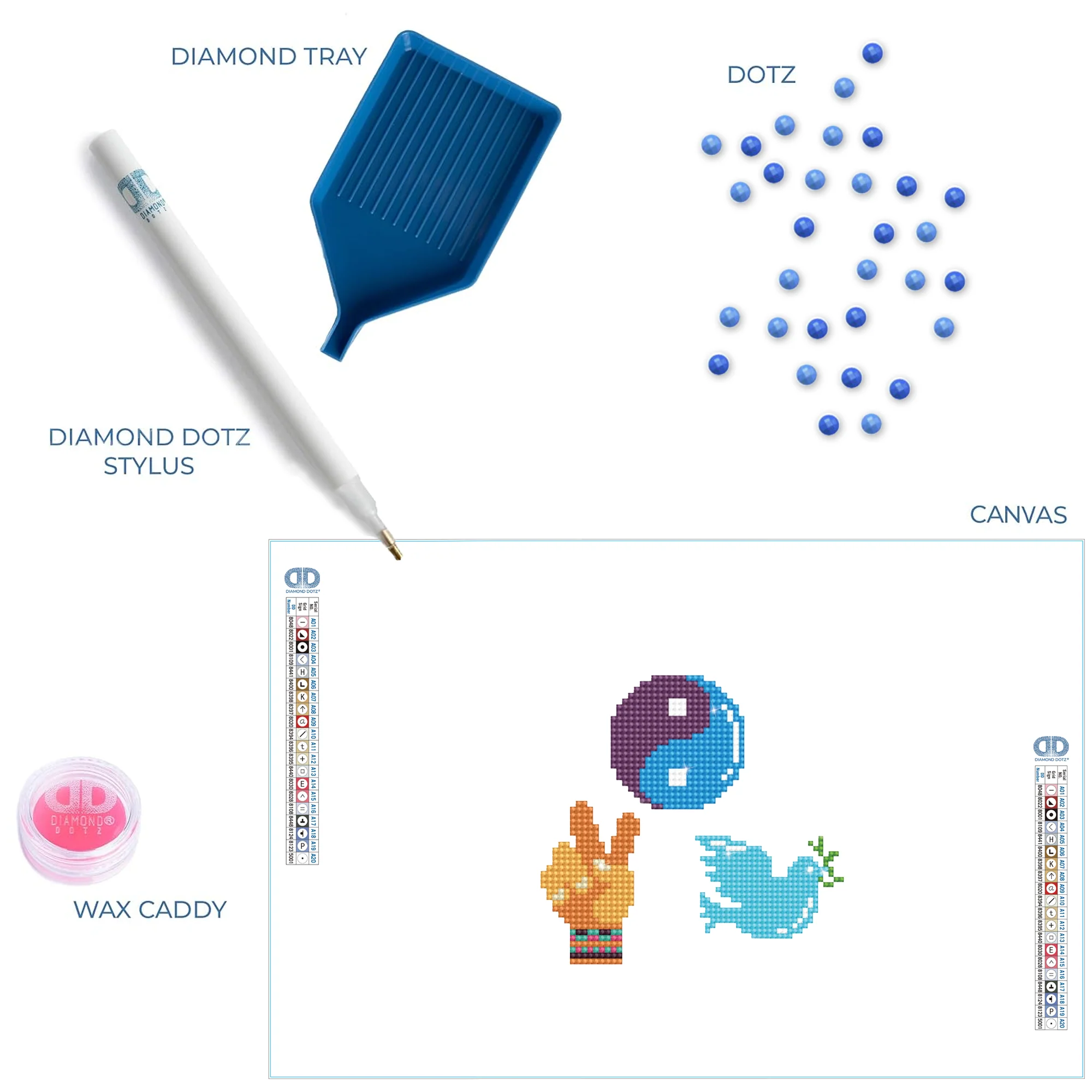 Diamond Dotz Peace - DOTZIES Stickers Kit - Image 6