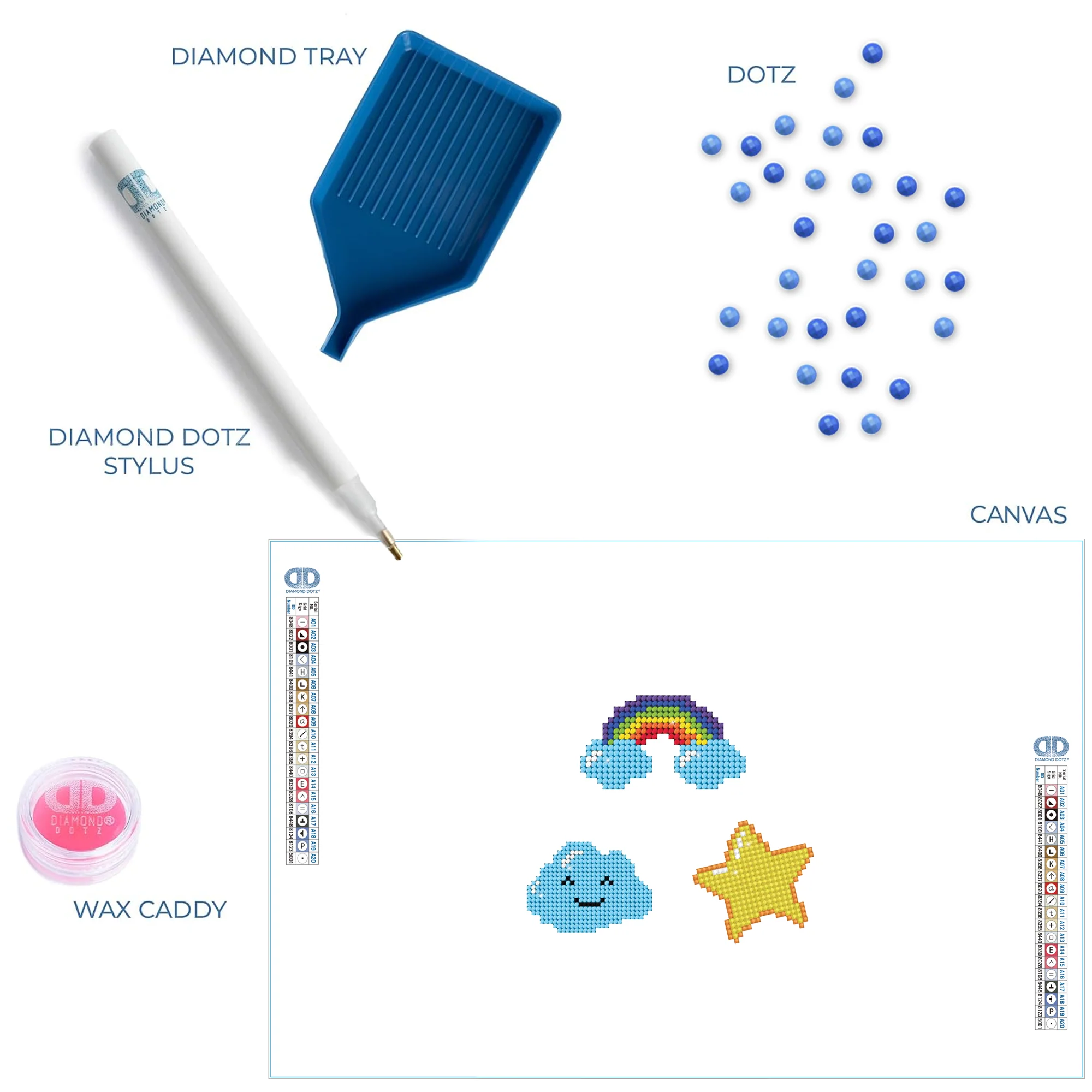 Diamond Dotz Sky - DOTZIES Stickers Kit - Image 4