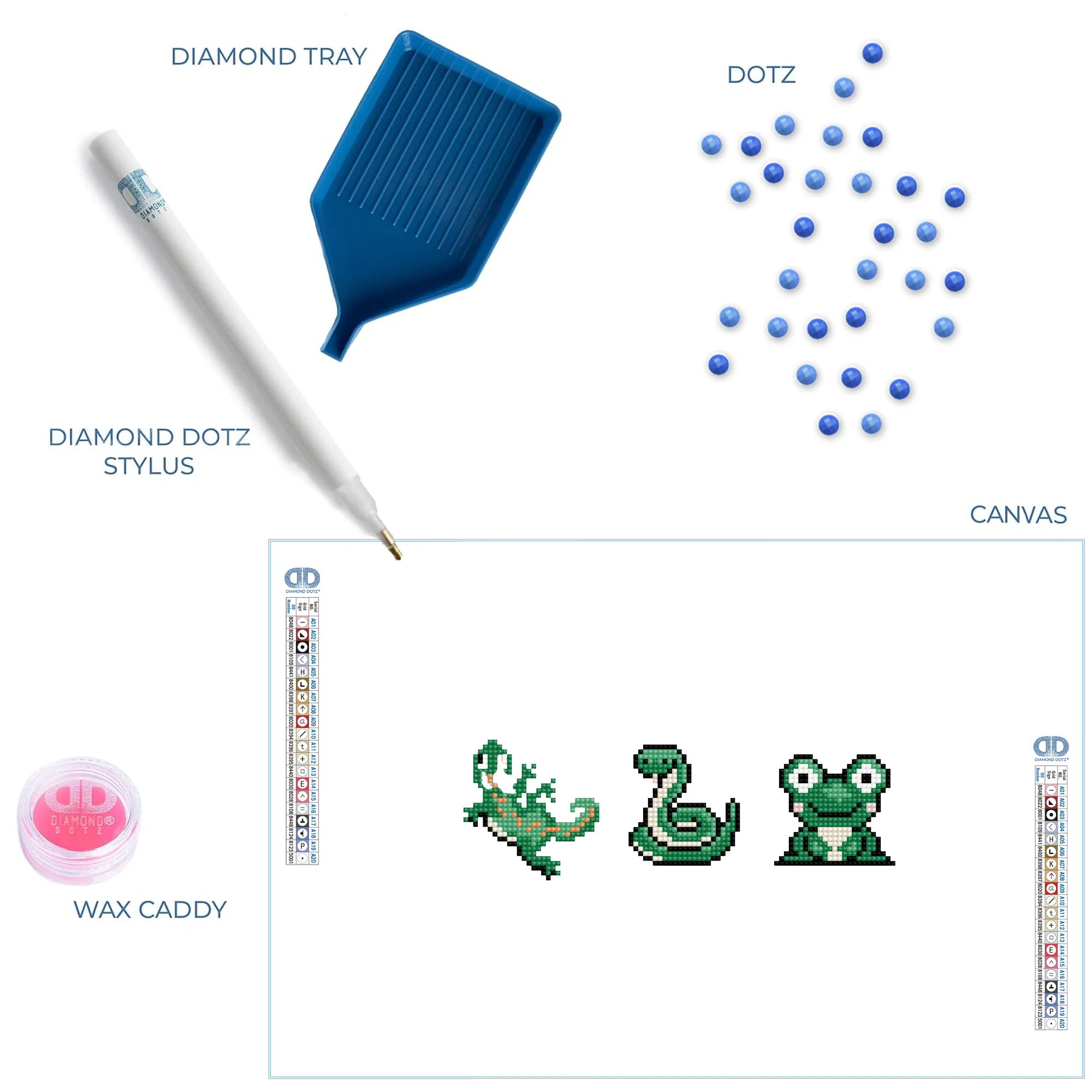 Diamond Dotz DOTZIES 3 STICKERS Multi Pack - Slip n Slide - Image 5