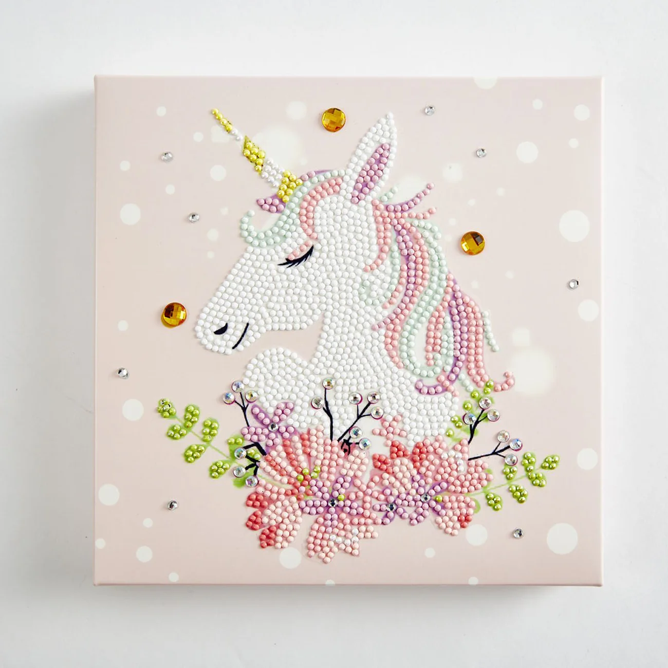 Diamond Dotz Decorative Box Dreamy Unicorn - 8.7" x 8.7" - Image 5