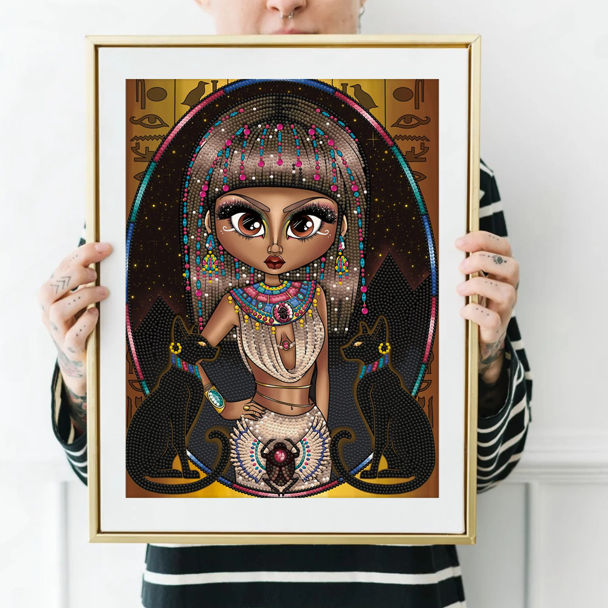 Diamond Dotz Egyptian Princess - 11.8" x 15.8" - Image 4