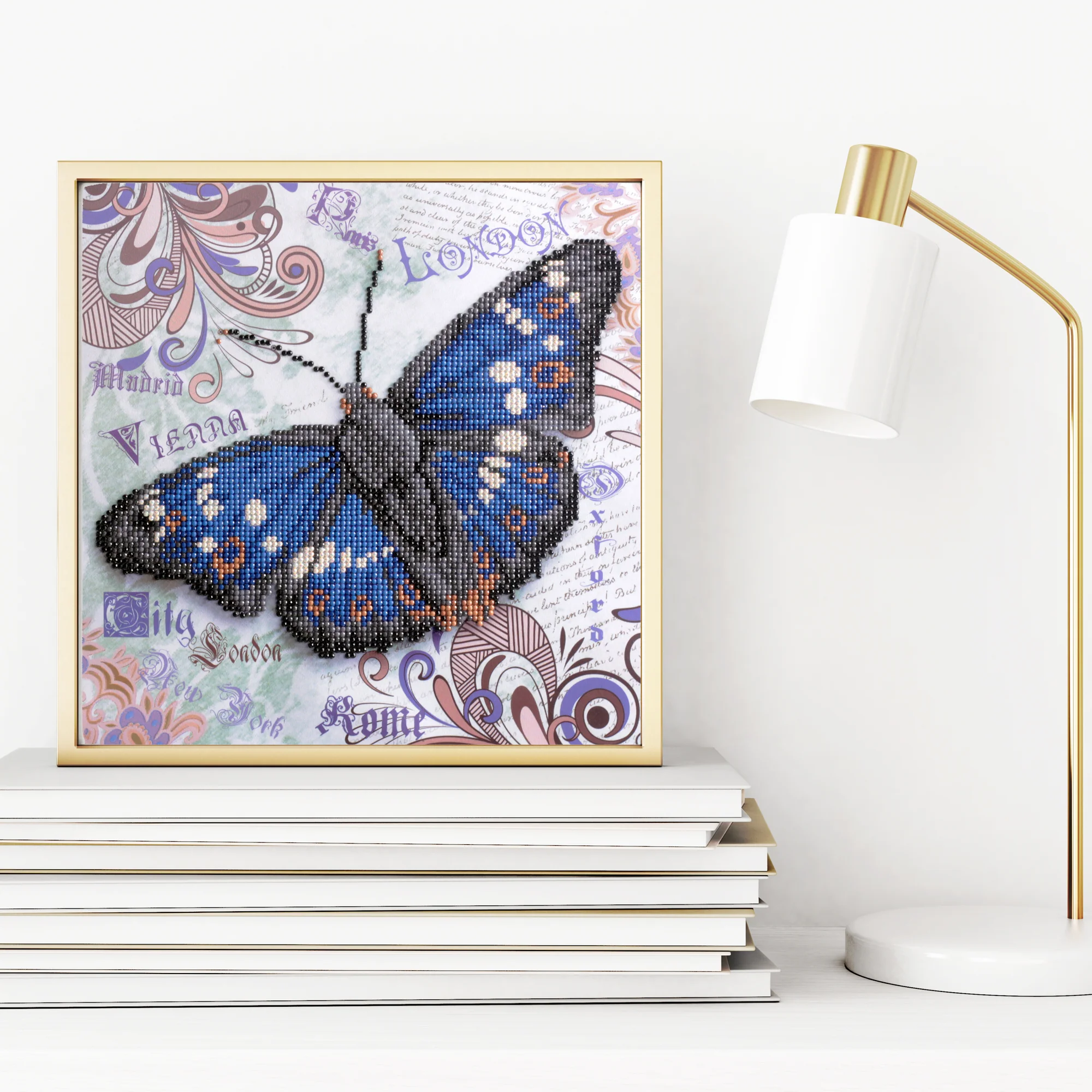 Diamond Dotz Elegant Flutter - 12.0" x 12.0" - Image 3