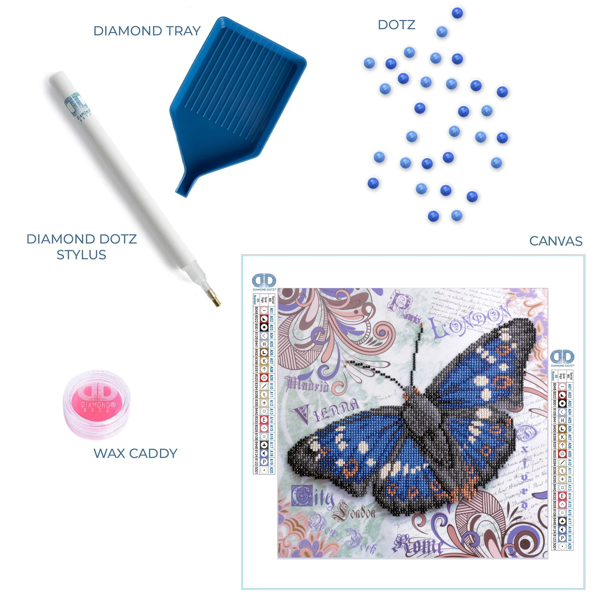 Diamond Dotz Elegant Flutter - 12.0" x 12.0" - Image 5